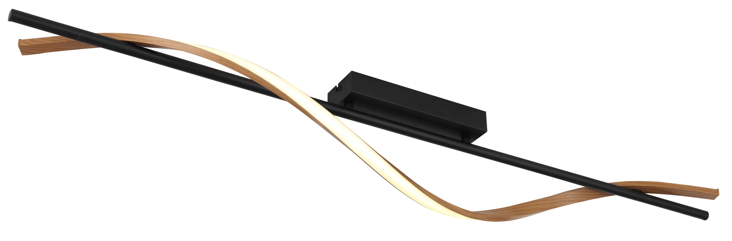 GLOBO LIGHTING Deckenleuchte »WATKINS« LED-Modul 1 Stk. Warmweiß Deckenlampe Wohnzimmer-Leuchte Schlafzimmer-Leuchte Flur Küche