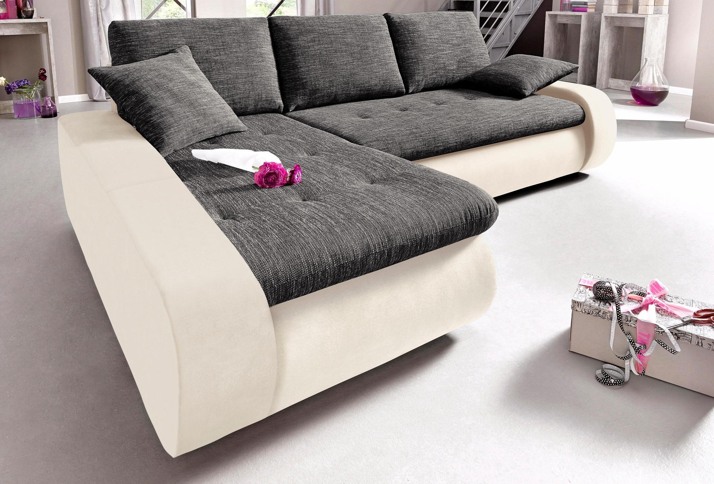 TRENDMANUFAKTUR Ecksofa »Indie, L-Form«, wahlweise XL oder XXL