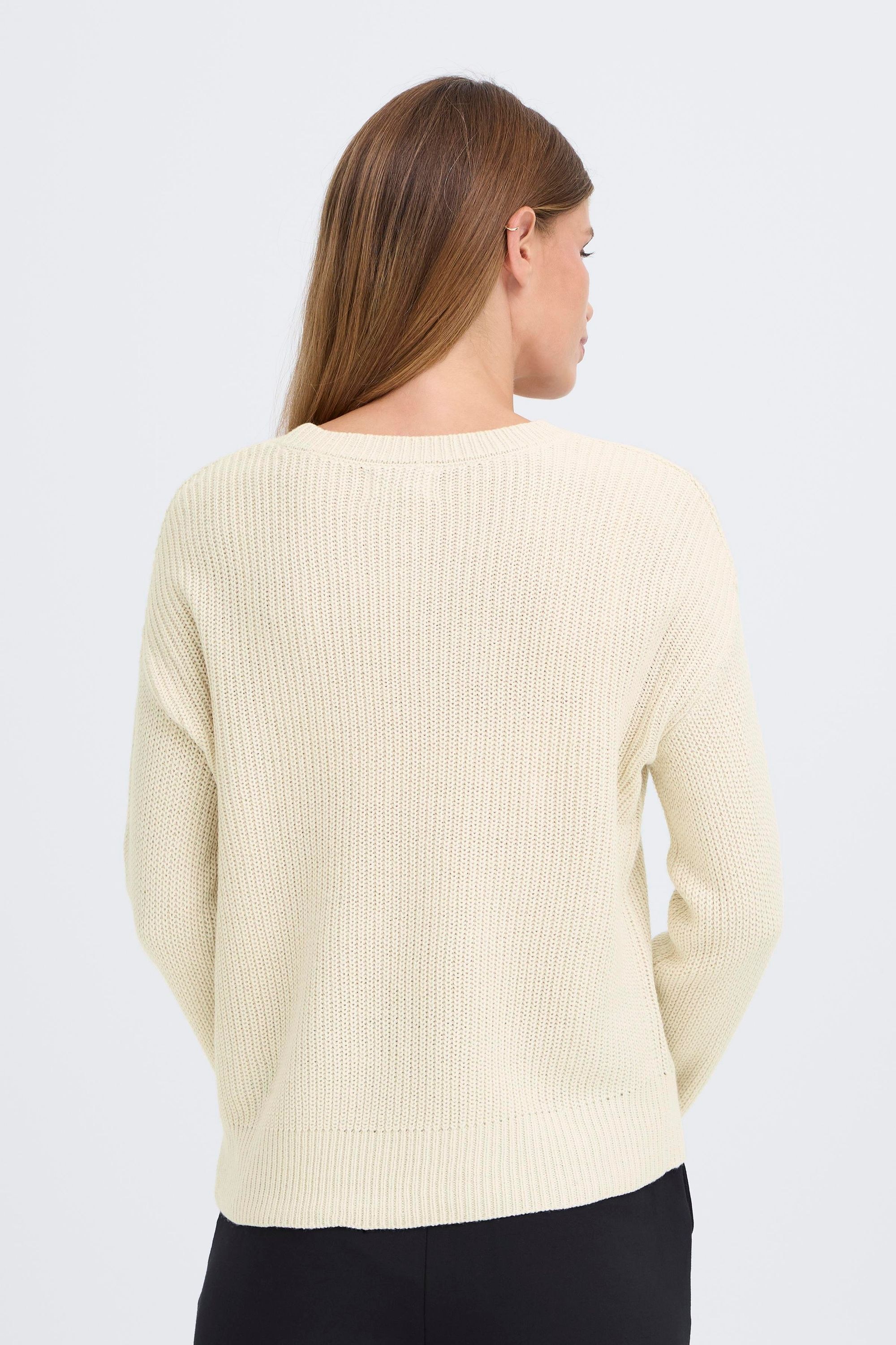 OXMO Strickfleece-Pullover »Strickpullover OXFKIMNI«