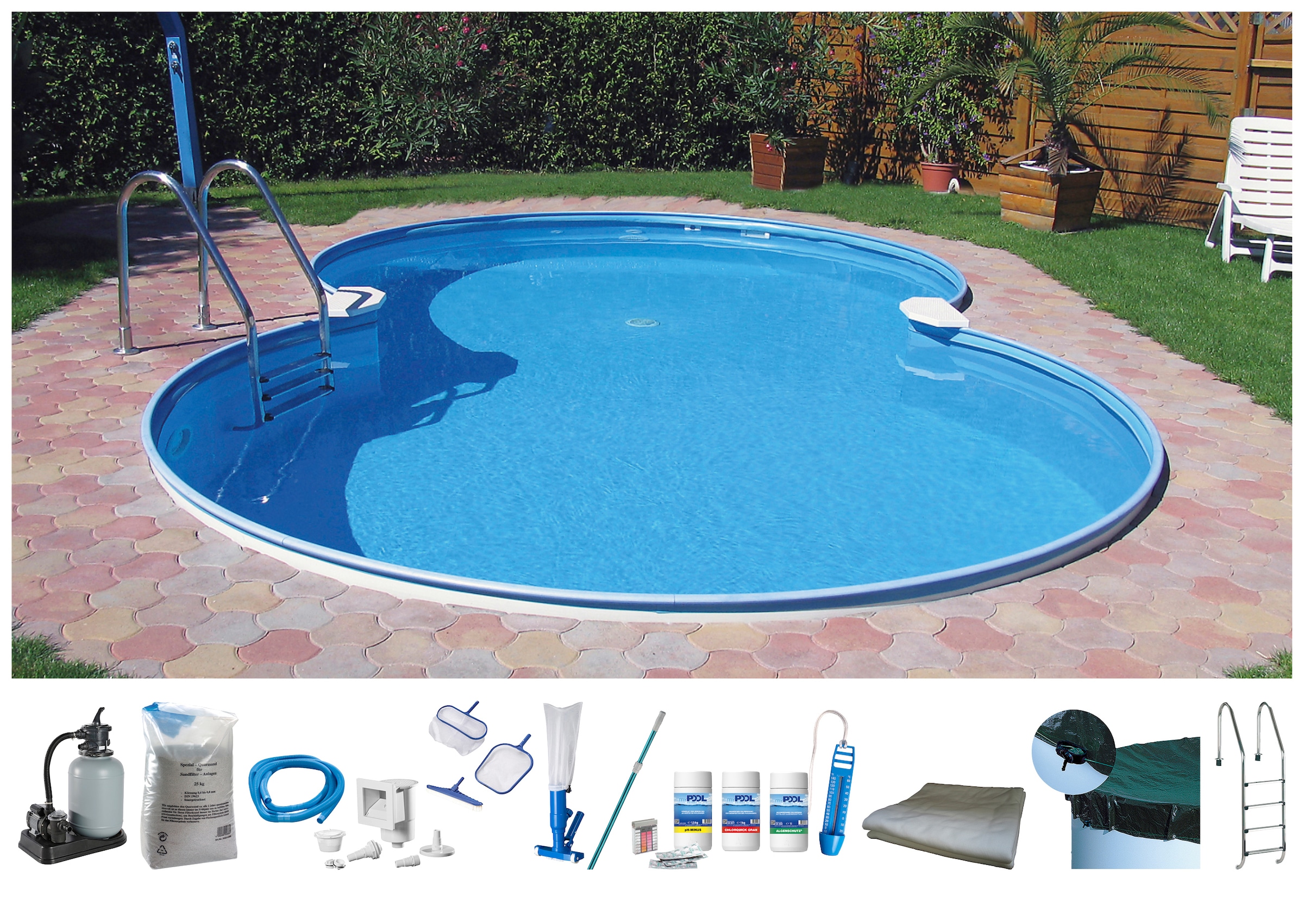 my POOL BWT Achtformpool "BRISBANE 3" in verschiedenen Größen erhältlich günstig online kaufen