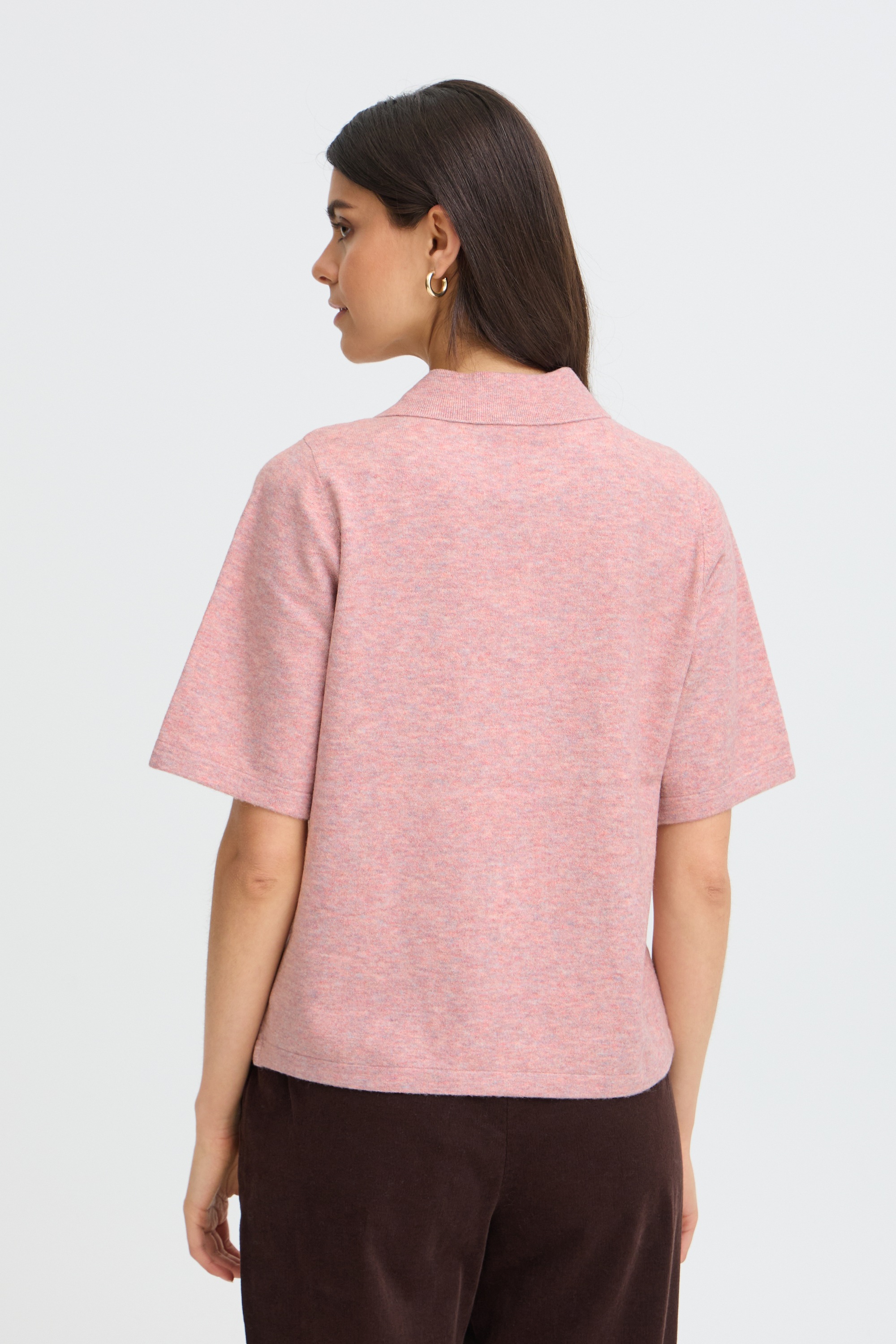fransa Kurzarmpullover »Damen Halblange Ärmel FRSUZETTE«