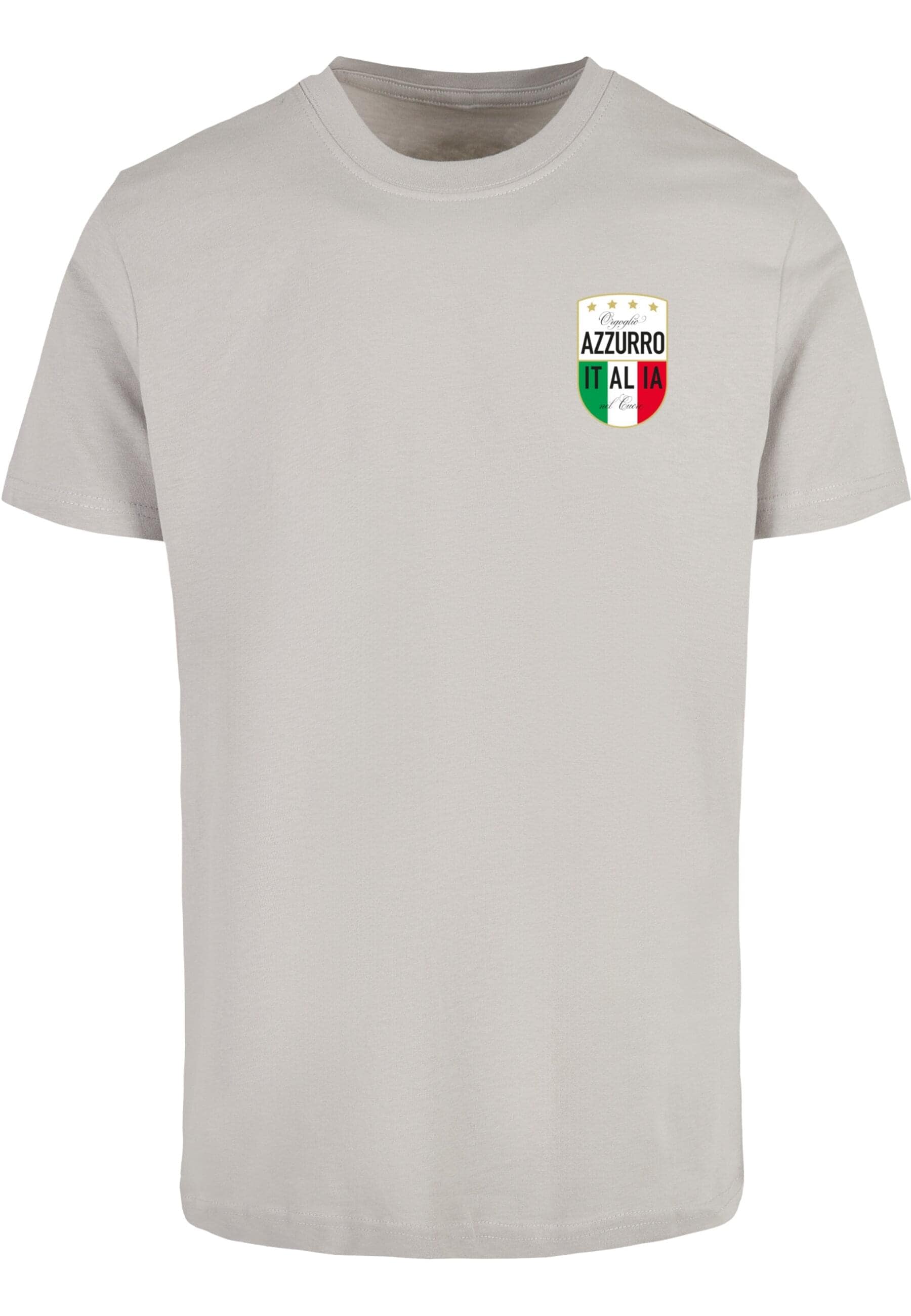 MisterTee T-Shirt "MisterTee Azurro Italia Crest Tee" günstig online kaufen