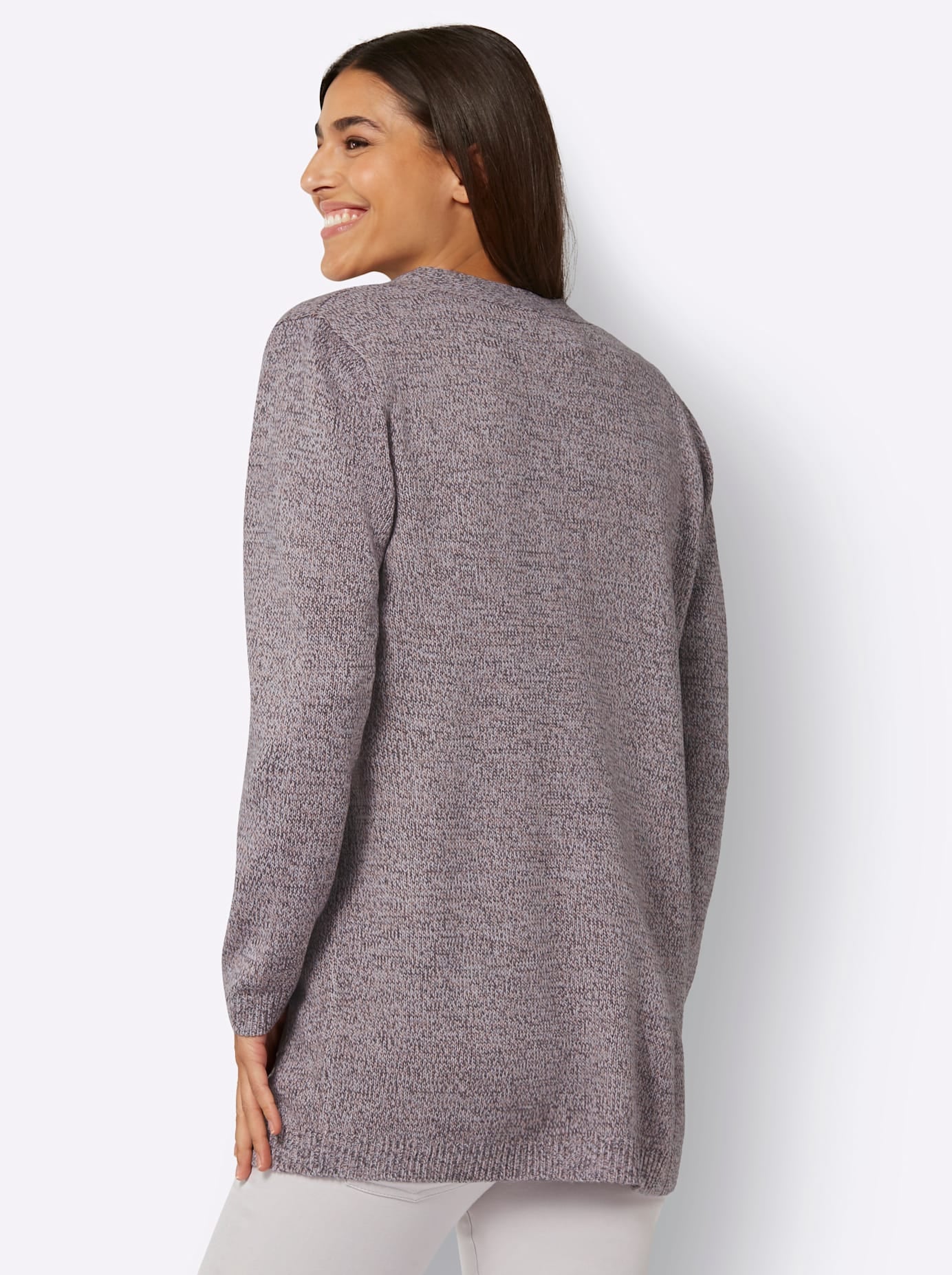 Classic Basics Longstrickjacke