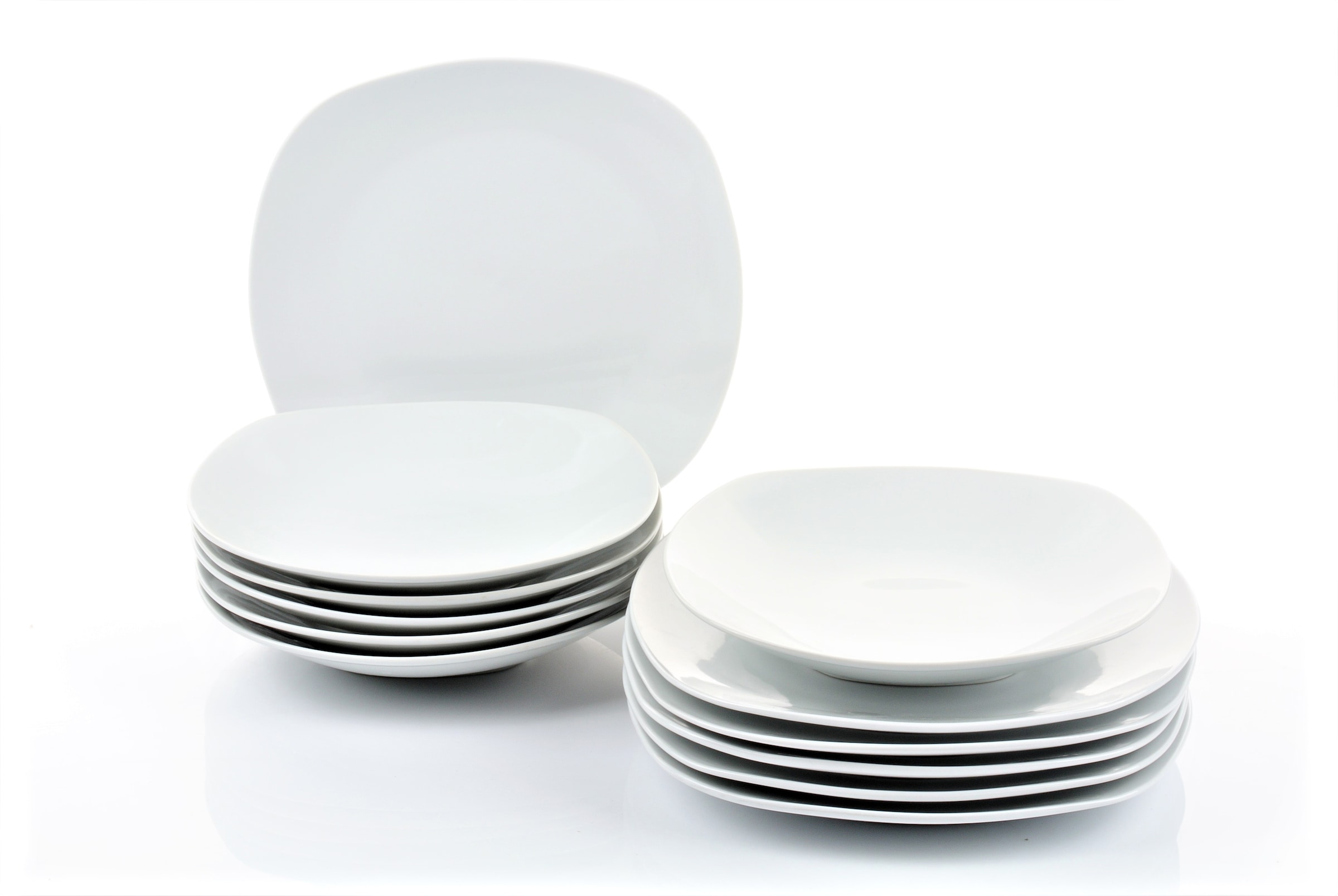 Retsch Arzberg Tafelservice "Geschirr-Set Fino" Teller Set, weiß, Made in G günstig online kaufen