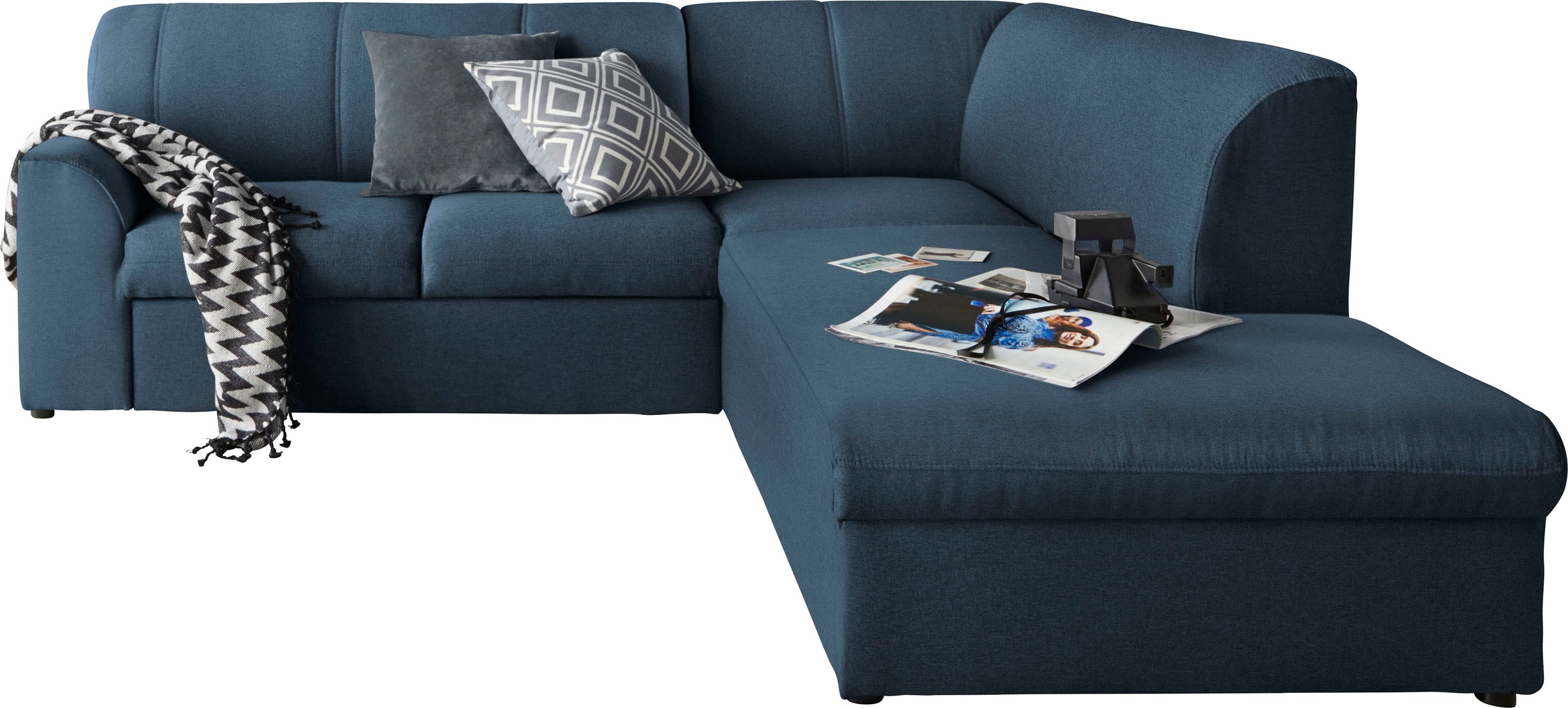 DOMO collection Ecksofa "Topper zeitlos elegant, kompakte Stellmaße, OTTOs günstig online kaufen