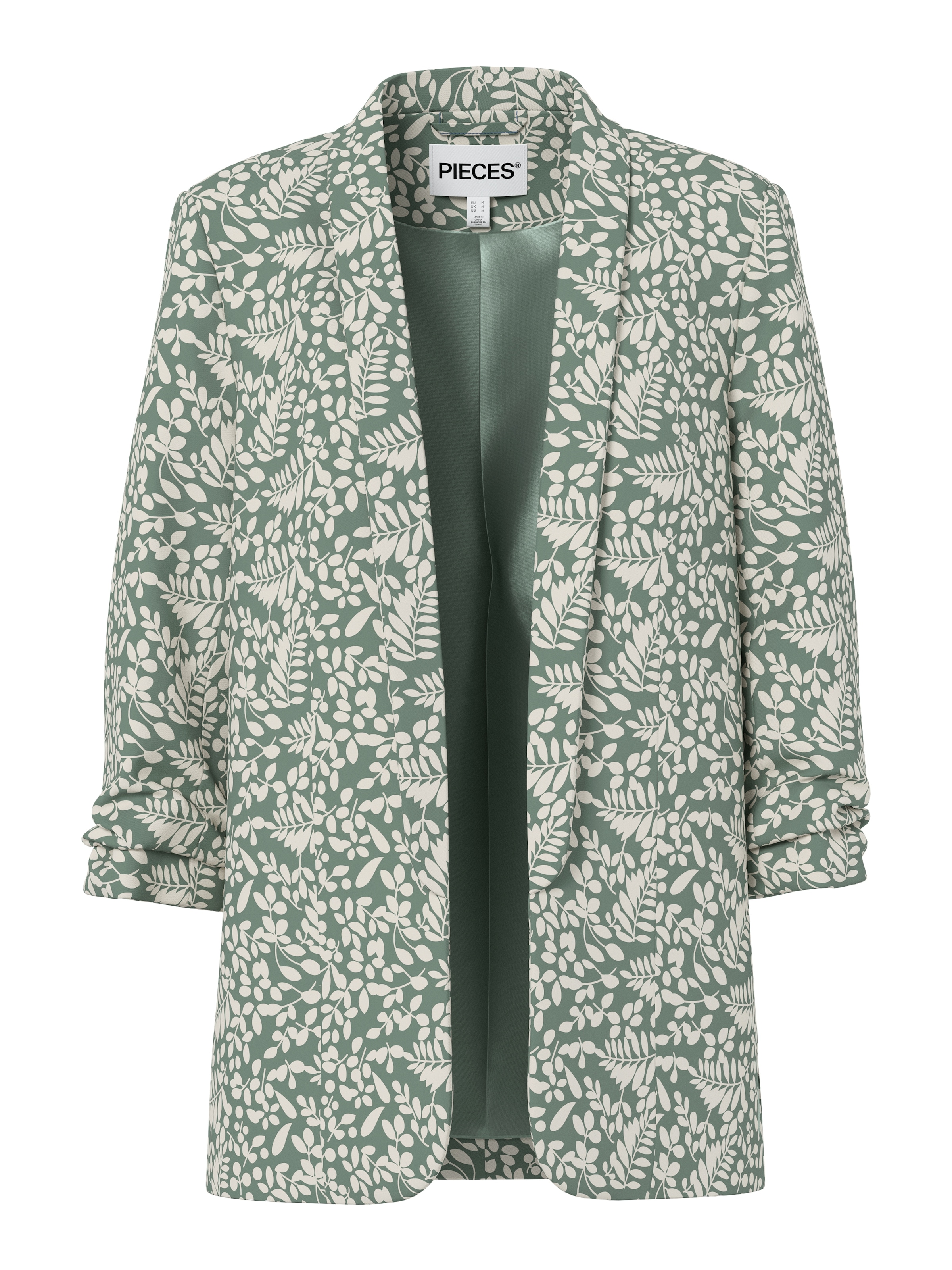 pieces Blusenblazer "PCBOSELLA 3/4 PRINTED BLAZER NOOS" günstig online kaufen