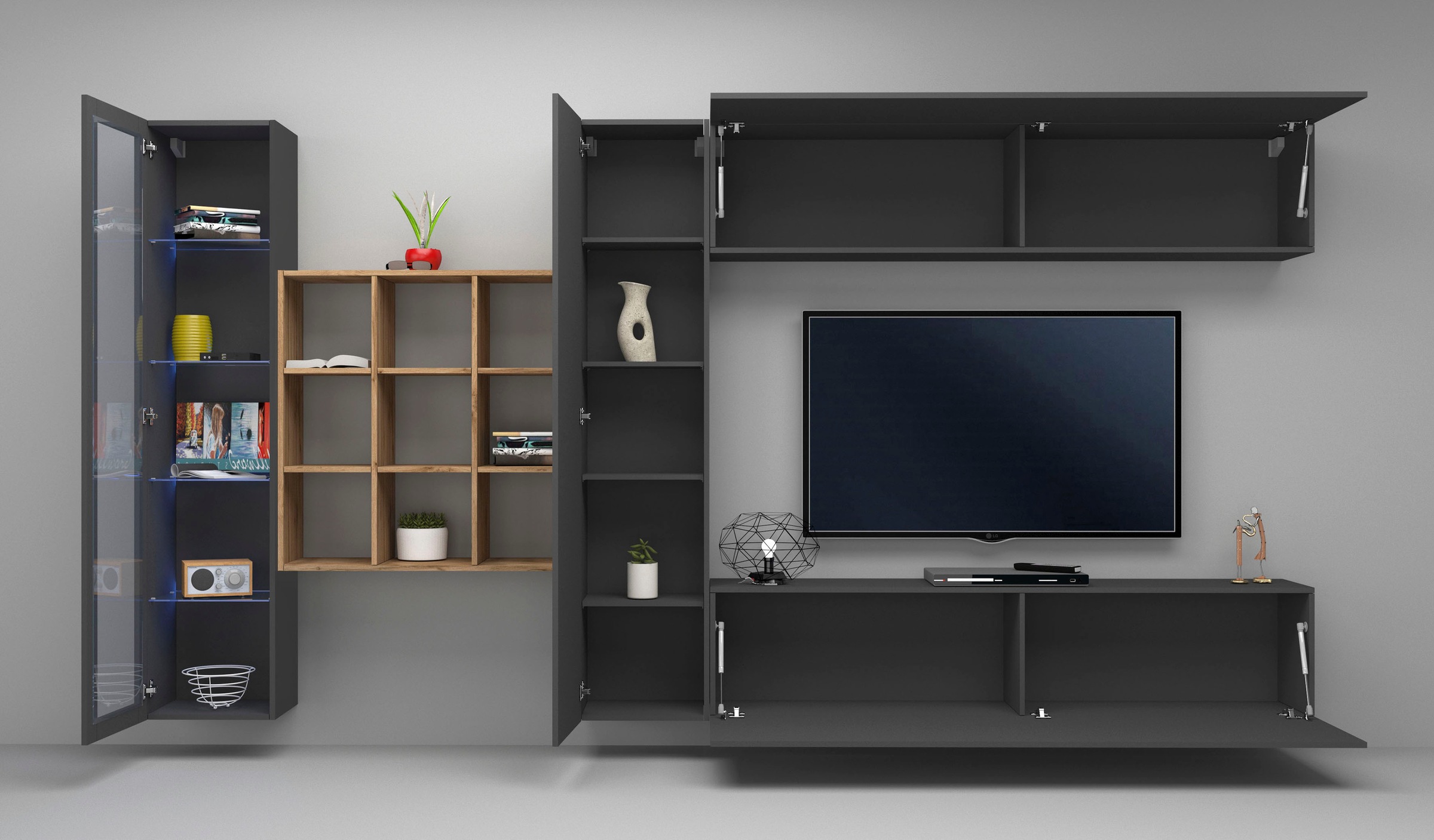 Thumbnail - INOSIGN Wohnwand "Maruska" 1 Stk. tlg.