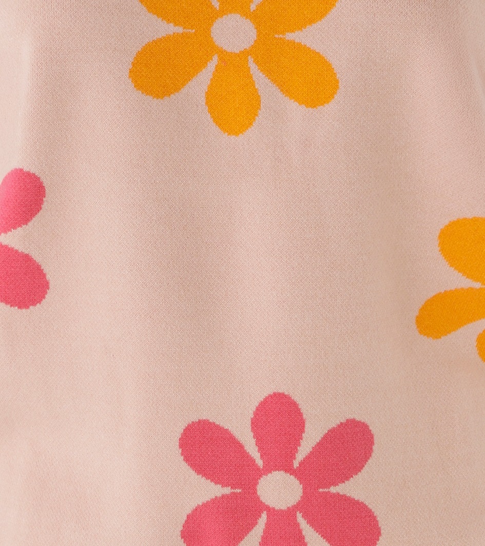 Aniston PLUS Strickpullover mit eingestricktem Blumenmuster