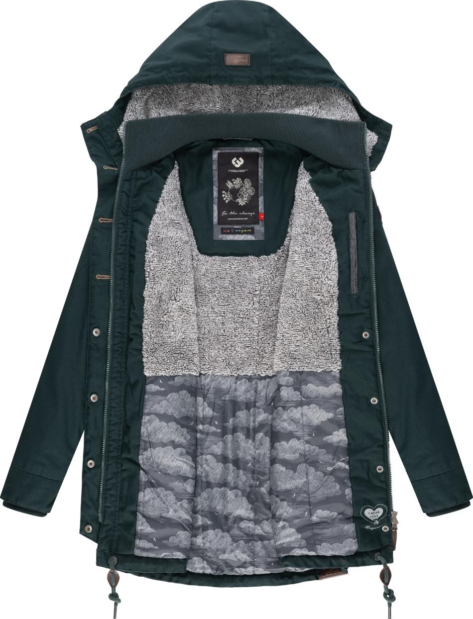 Ragwear Winterjacke »Jane II Intl.«, mit Kapuze, sportlicher Damen Winterparka mit Kapuze