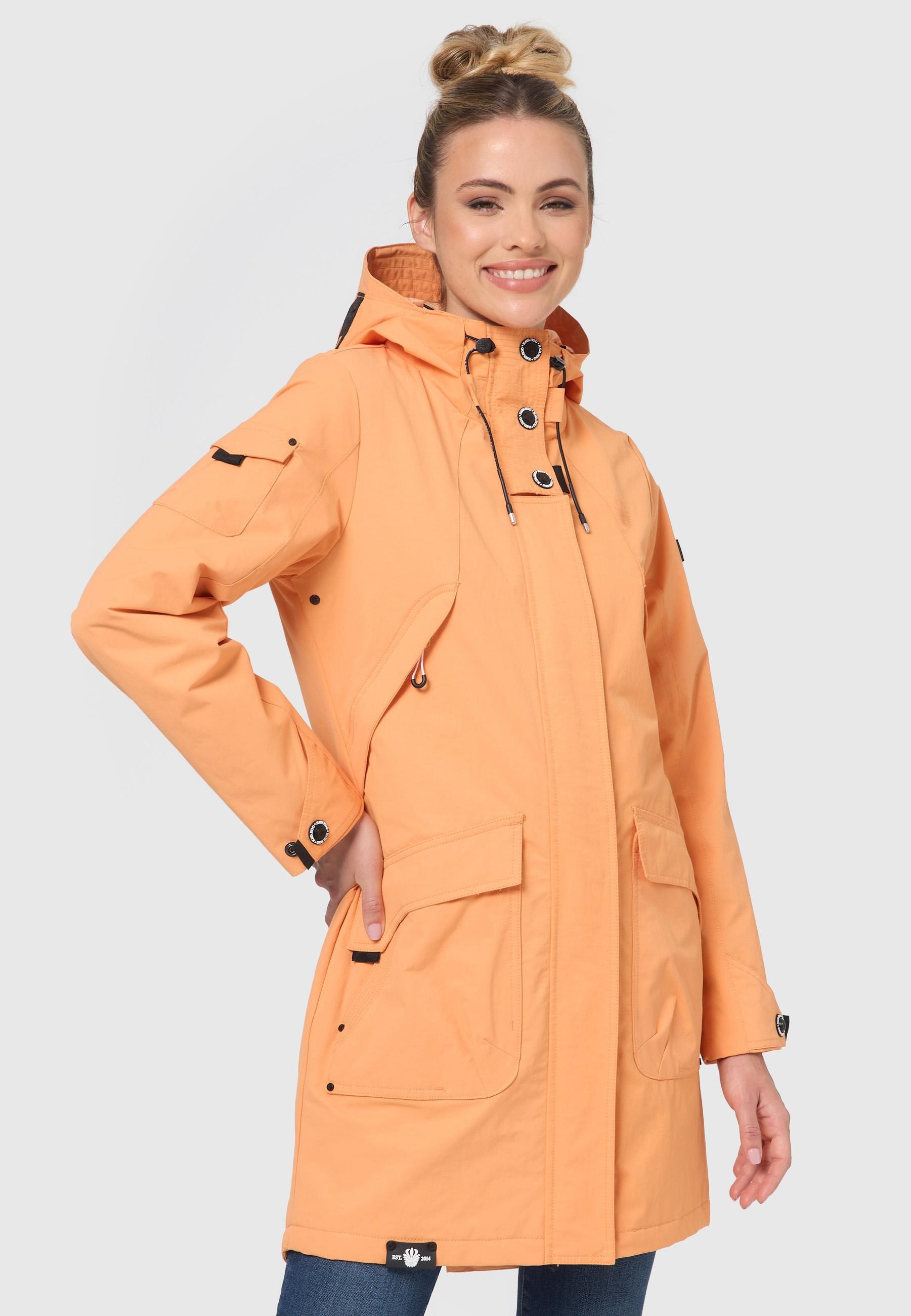 Navahoo Outdoorjacke »Pfefferschote«, mit Kapuze, moderne Damen  Übergangsjacke mit Kapuze kaufen | BAUR