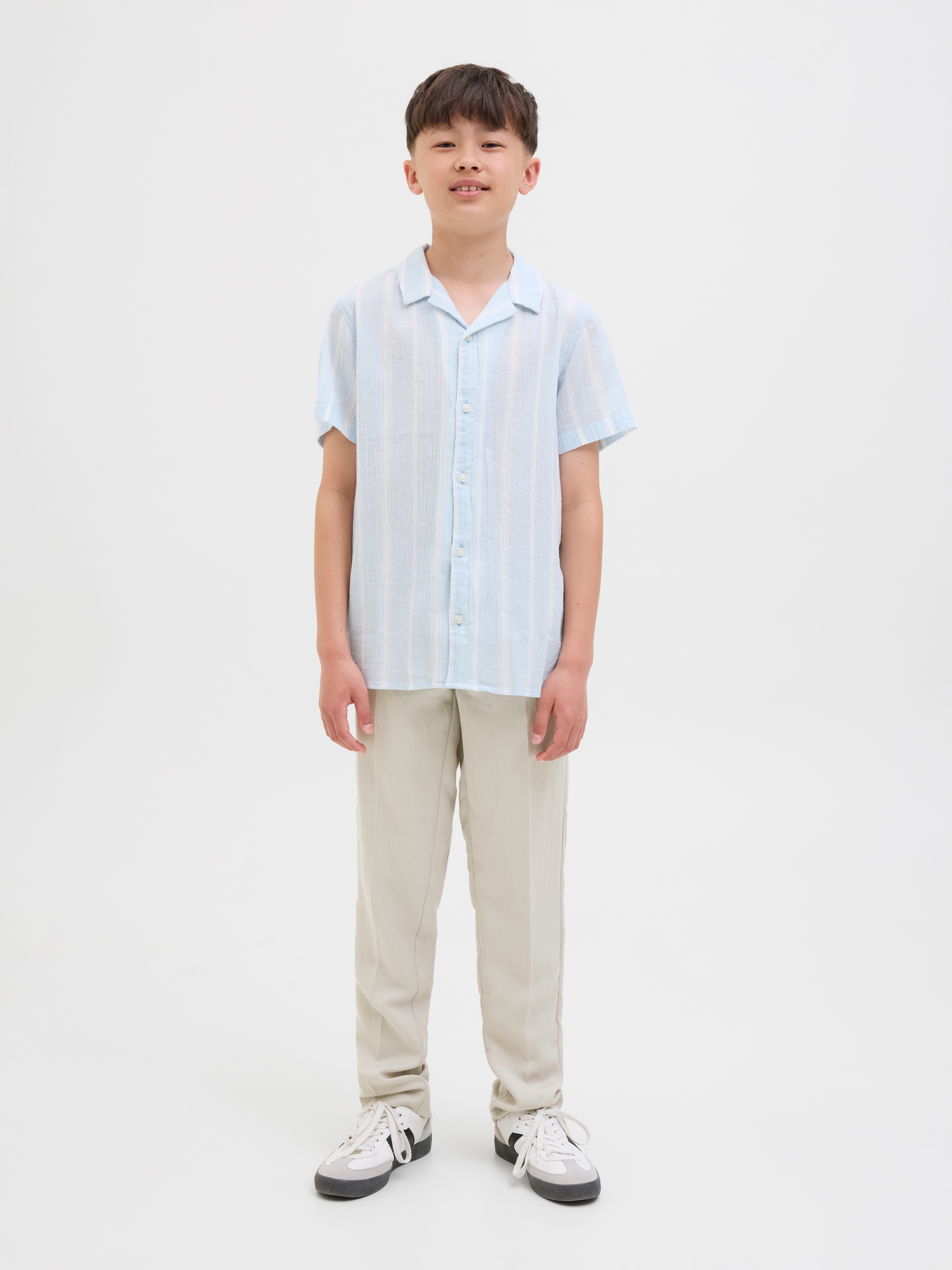 Jack & Jones Junior Chinos »JPSTKARL SKYE JOGGER JNR«  Materialmix, loose fit