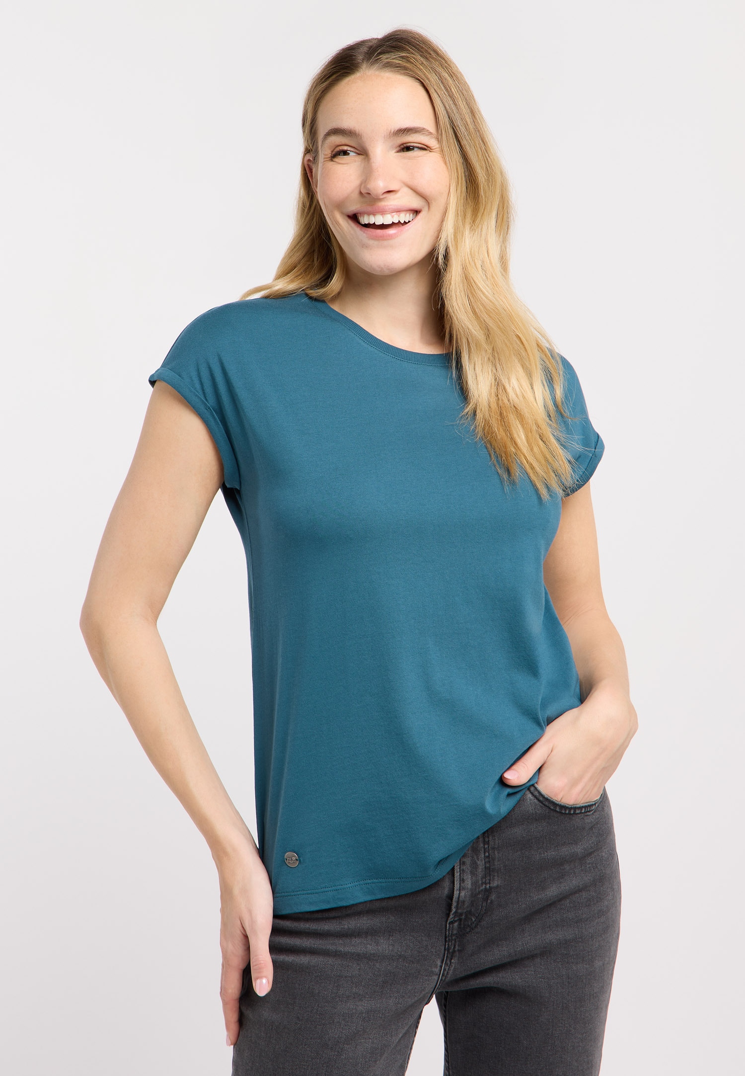 Ragwear Kurzarmshirt "DIONA" Bestseller aus fließender Baumwoll-Modal-Misch günstig online kaufen