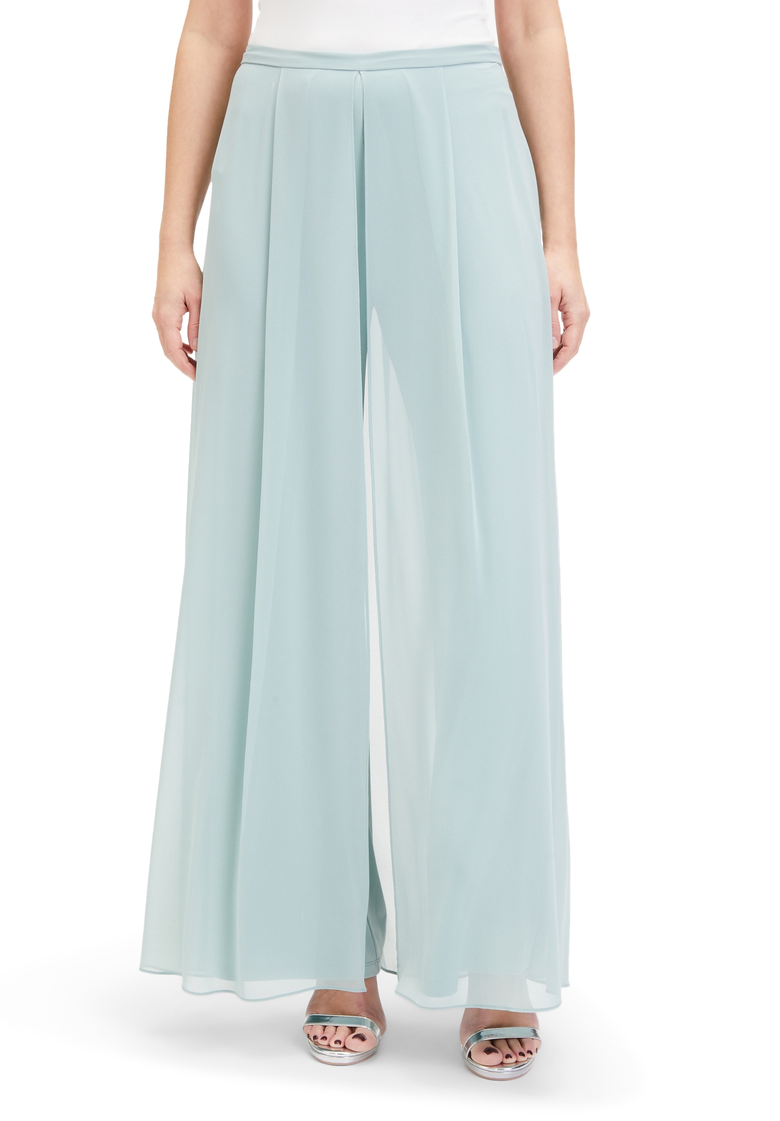 Vera Mont 2-in-1-Hose "Damen mit weitem Bein" Materialmix günstig online kaufen