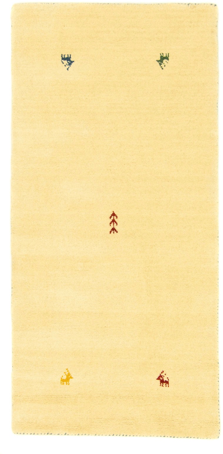 morgenland Wollteppich »Gabbeh Teppich - Indus »Deluxe« Rechteckig«, rechteckig, 1,5 mm Höhe, Sehr weicher Flor