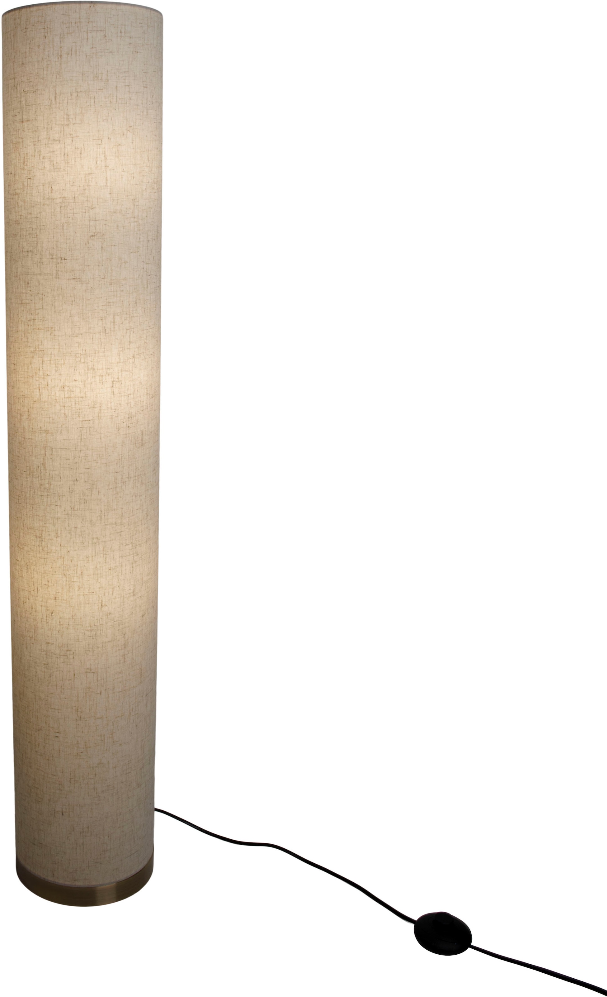 näve exkl. 110cm, »Beate«, E27 40W, max. 3 Farbe: natur 3x Stehlampe Metall/Textil, flammig-flammig, BAUR | Höhe: