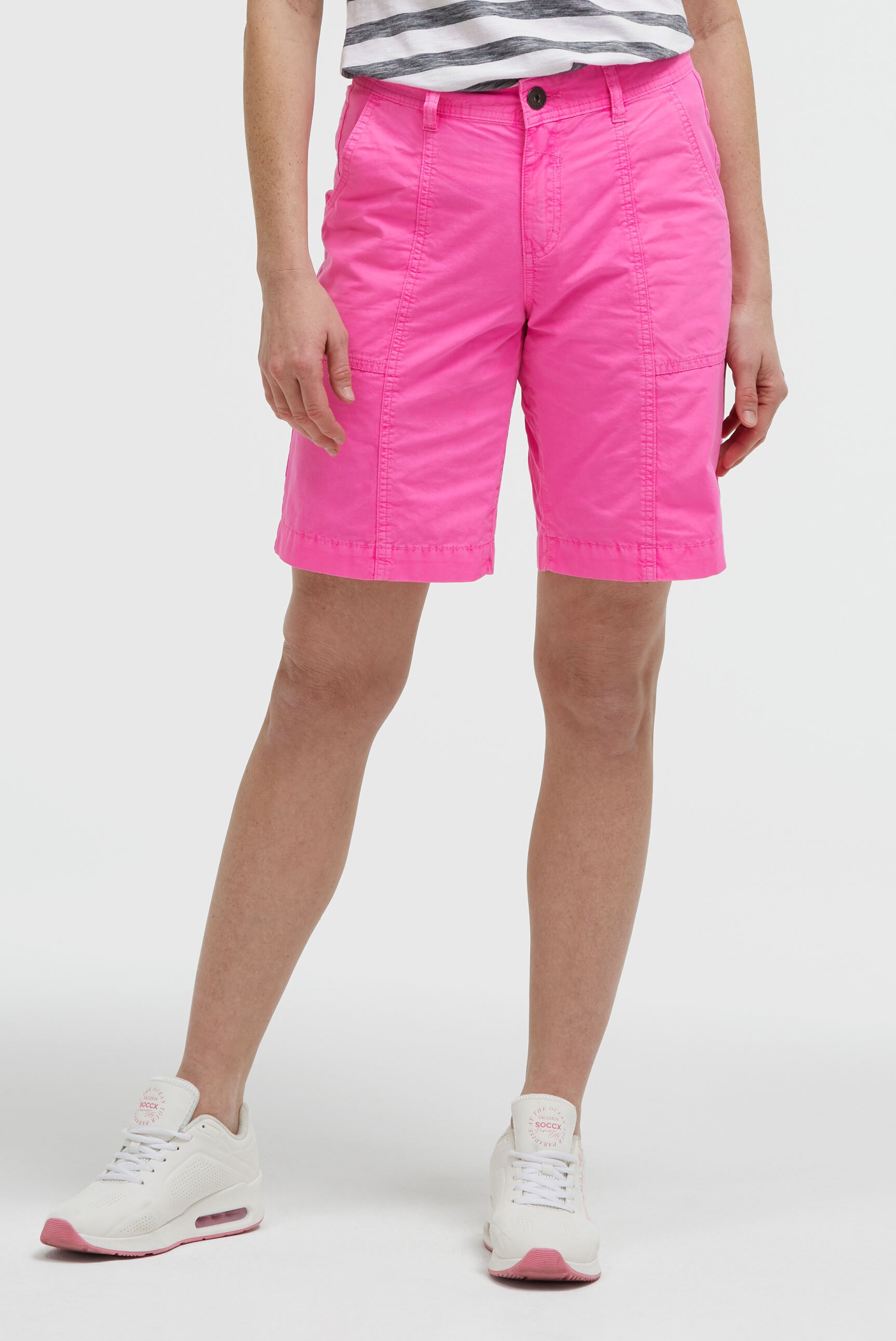 SOCCX Shorts  mit Turn-Up-Saum