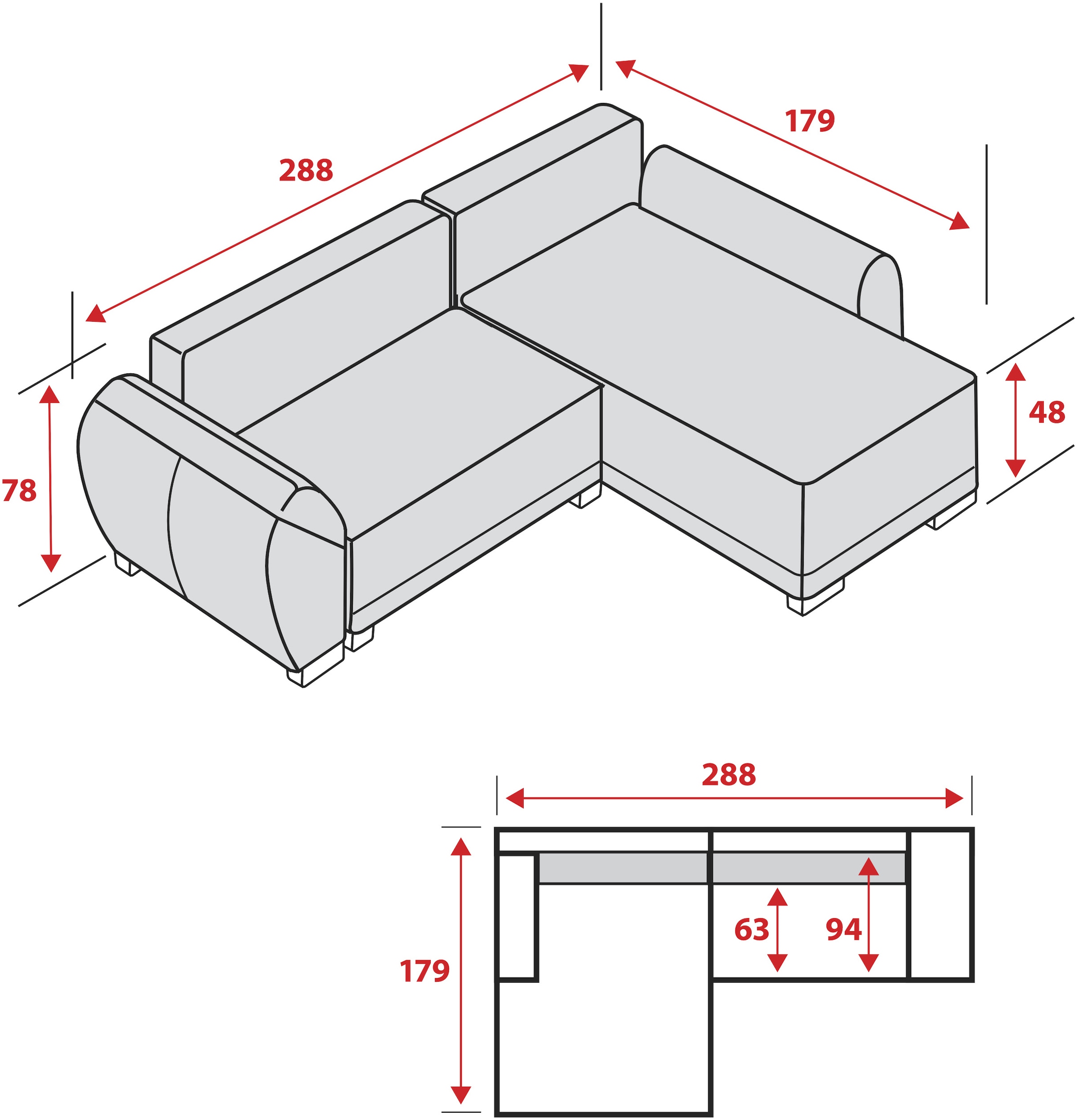 Home affaire Wohnlandschaft