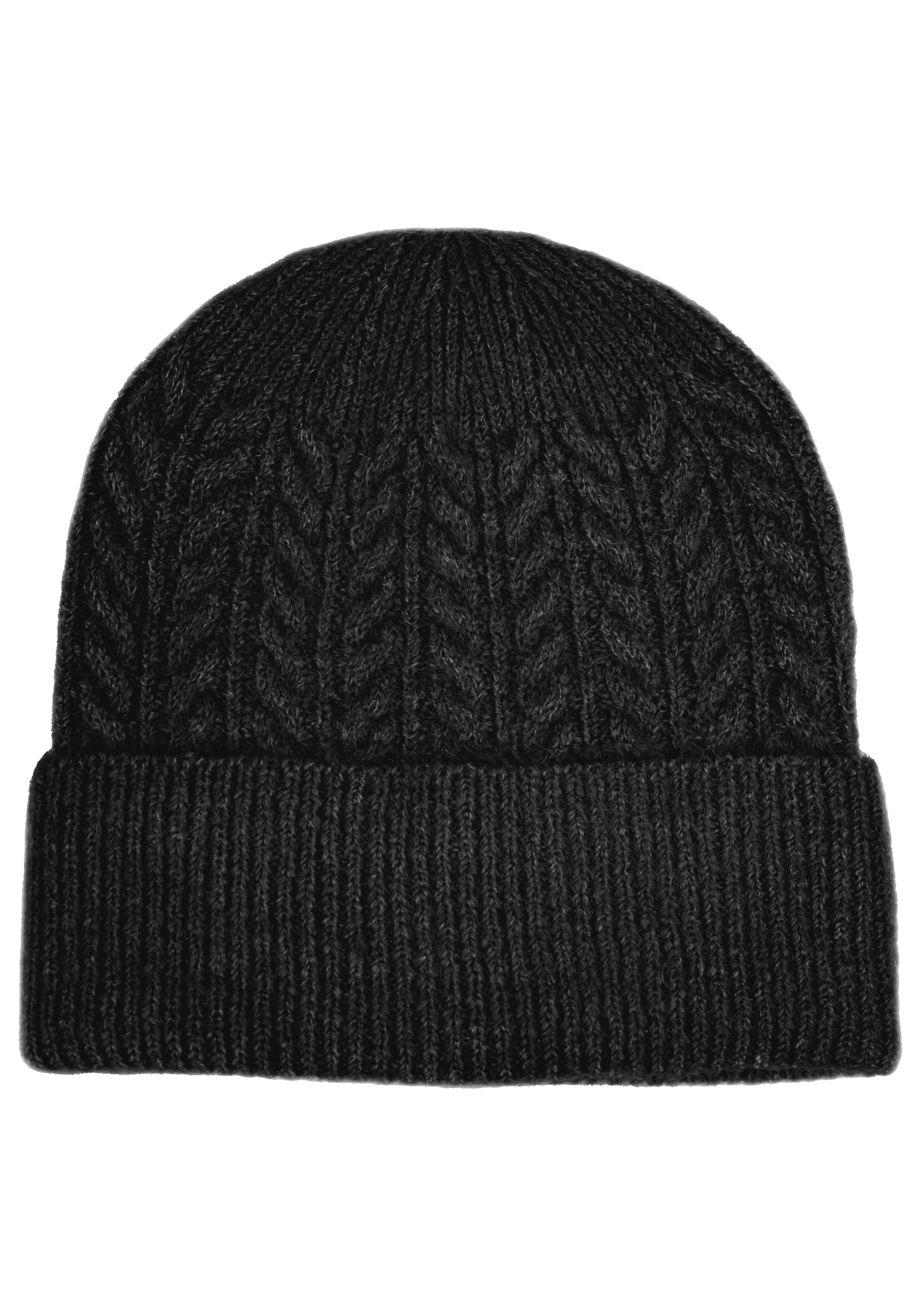 Capelli New York Beanie Feinstrick, Zopfmuster, Einheitsgröße