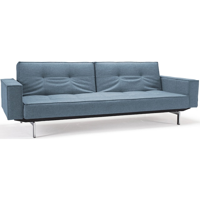 INNOVATION LIVING ™ Sofa »Splitback«, mit Armlehne und chromglänzenden  Beinen, in skandinavischen Design | BAUR