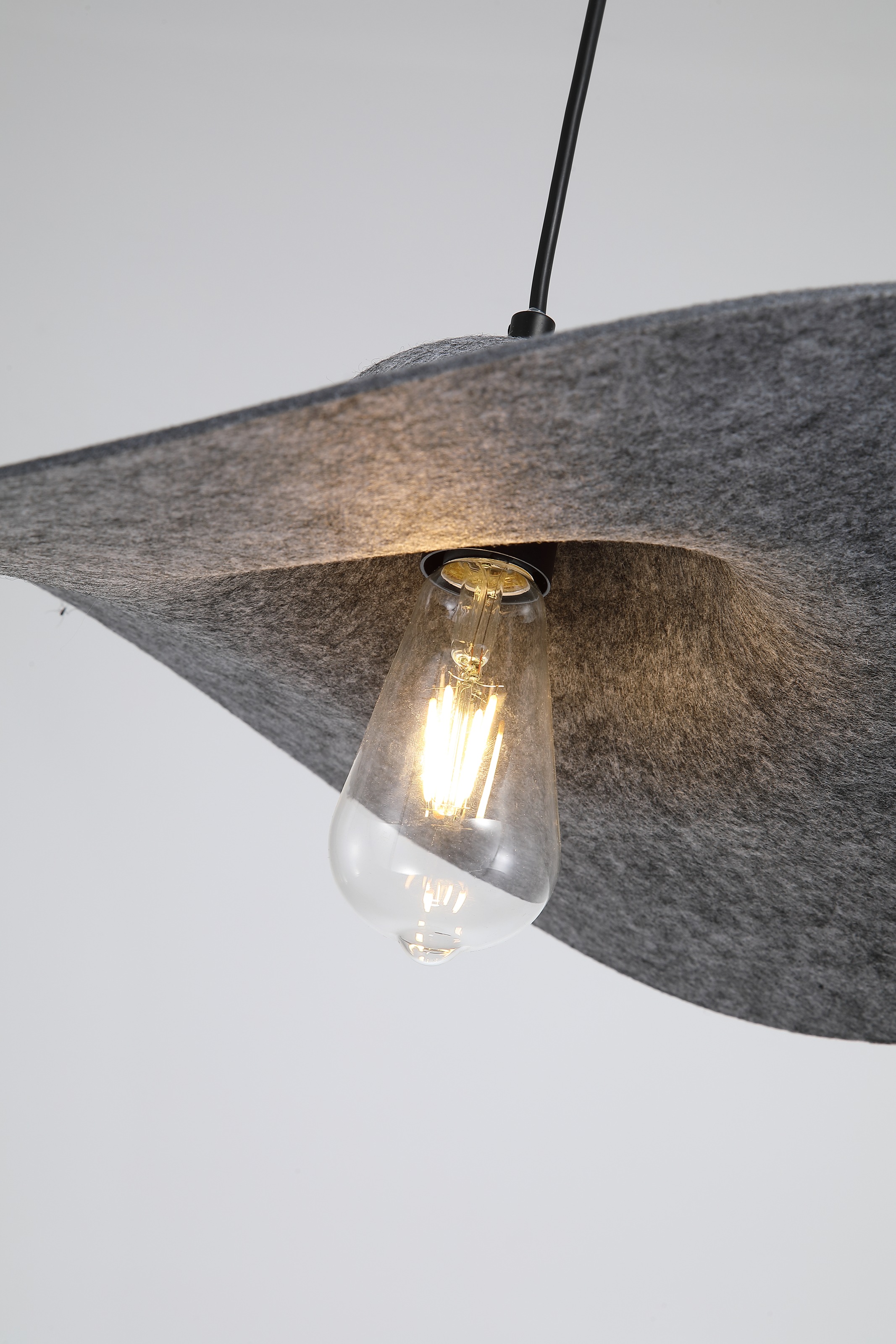 Searchlight Pendelleuchte »Ripple 1Lt Leuchte, schwarzes Metall« E27 1 Stk.