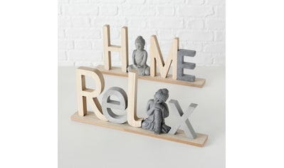 my home Deko-Schriftzug »Wellness«, aus Metall, auf Holz bestellen | BAUR