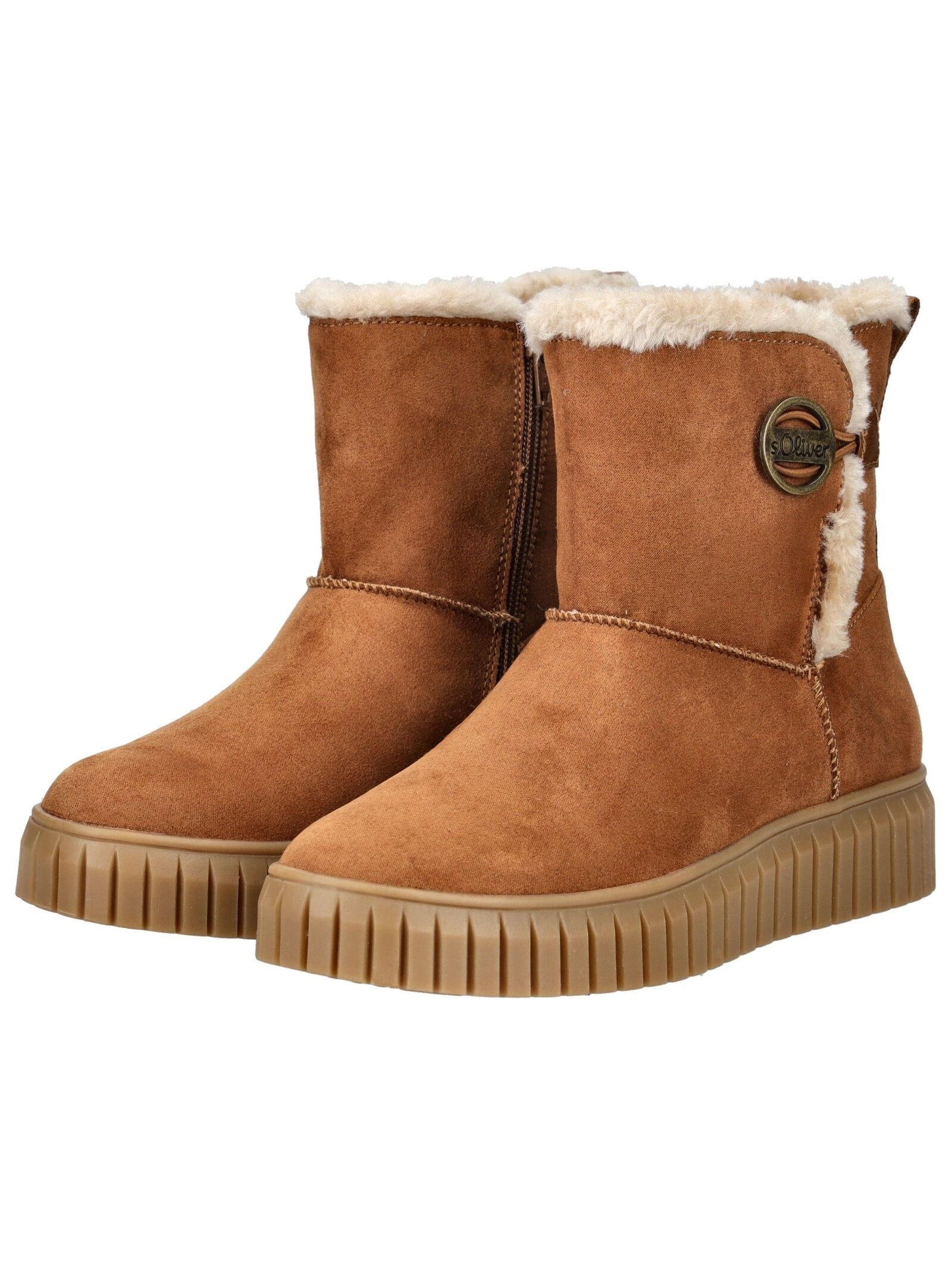 s.Oliver Stiefelette »s.Oliver Stiefelette Lederimitat/Textil«
