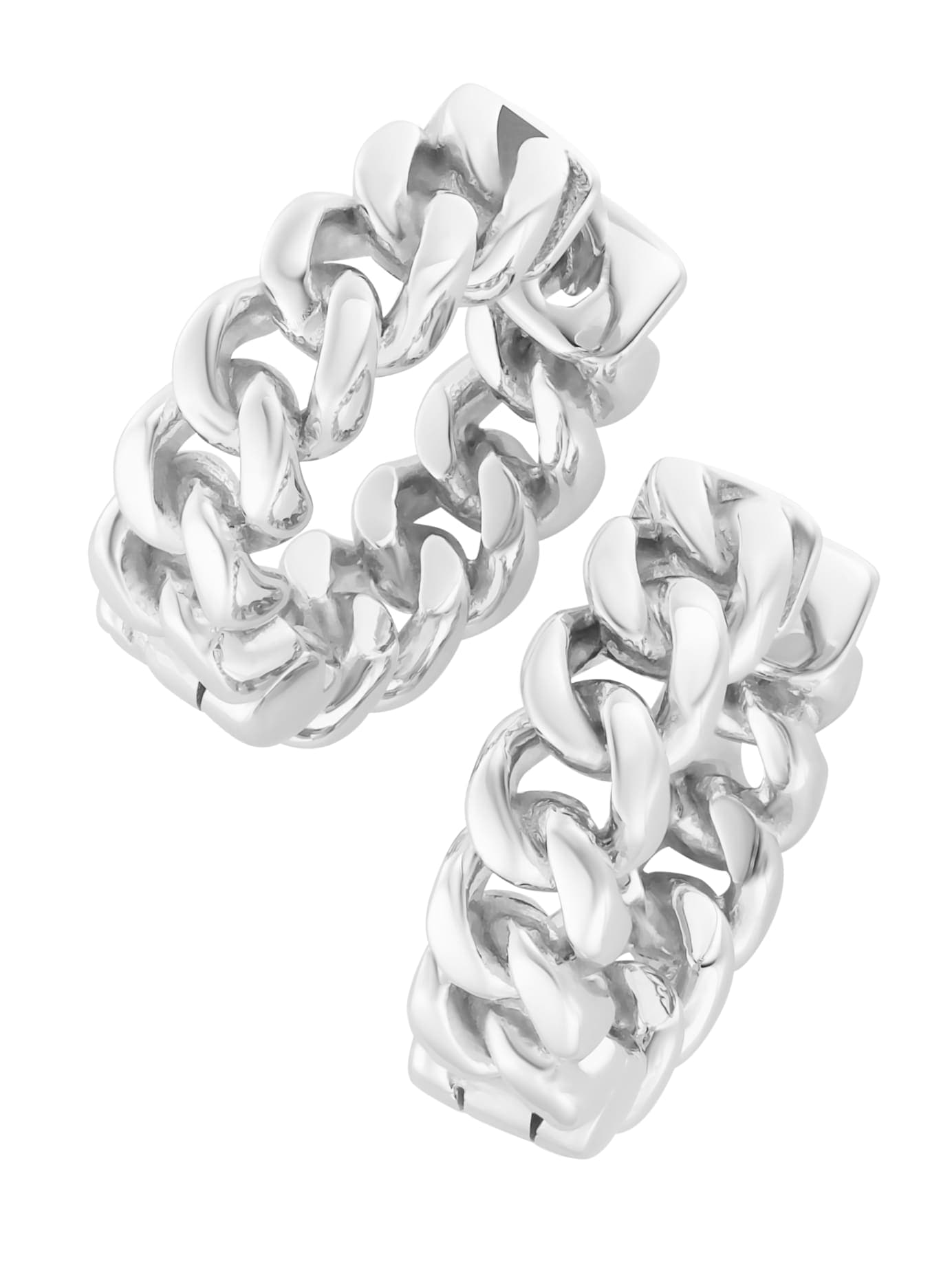 Paar Creolen LADY, silber (silber 925), Ohrringe, Damen
