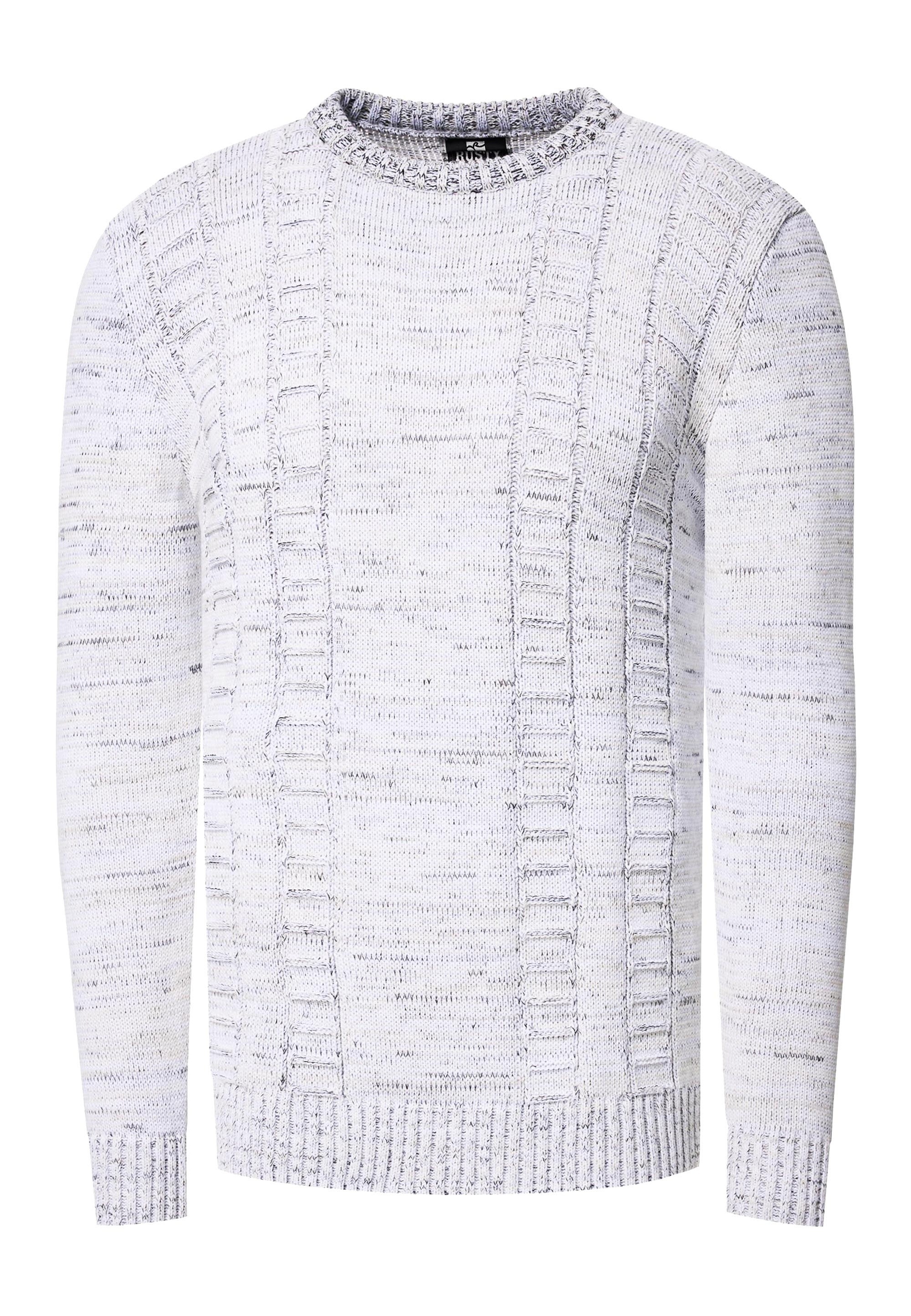 Rusty Neal Strickpullover mit meliertem Design