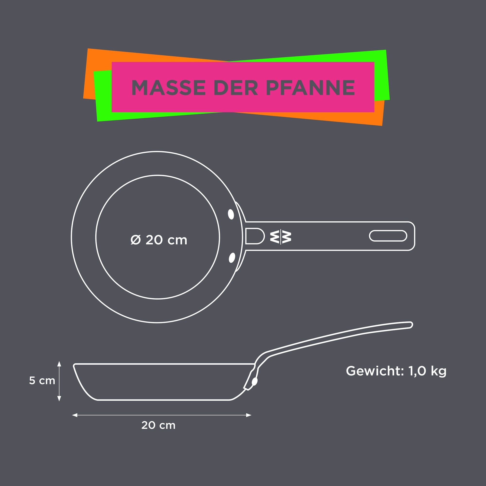WOLL Bratpfanne »MÄLZERxWOLL Carbonstahl Bratpfanne Ø20-28cm, vorgebrannt, Induktion« Karbon-Stahl 1 tlg. Genieterer Stiel, Ofenfest, Spülmaschinengeeignet, 4-5cm hoch