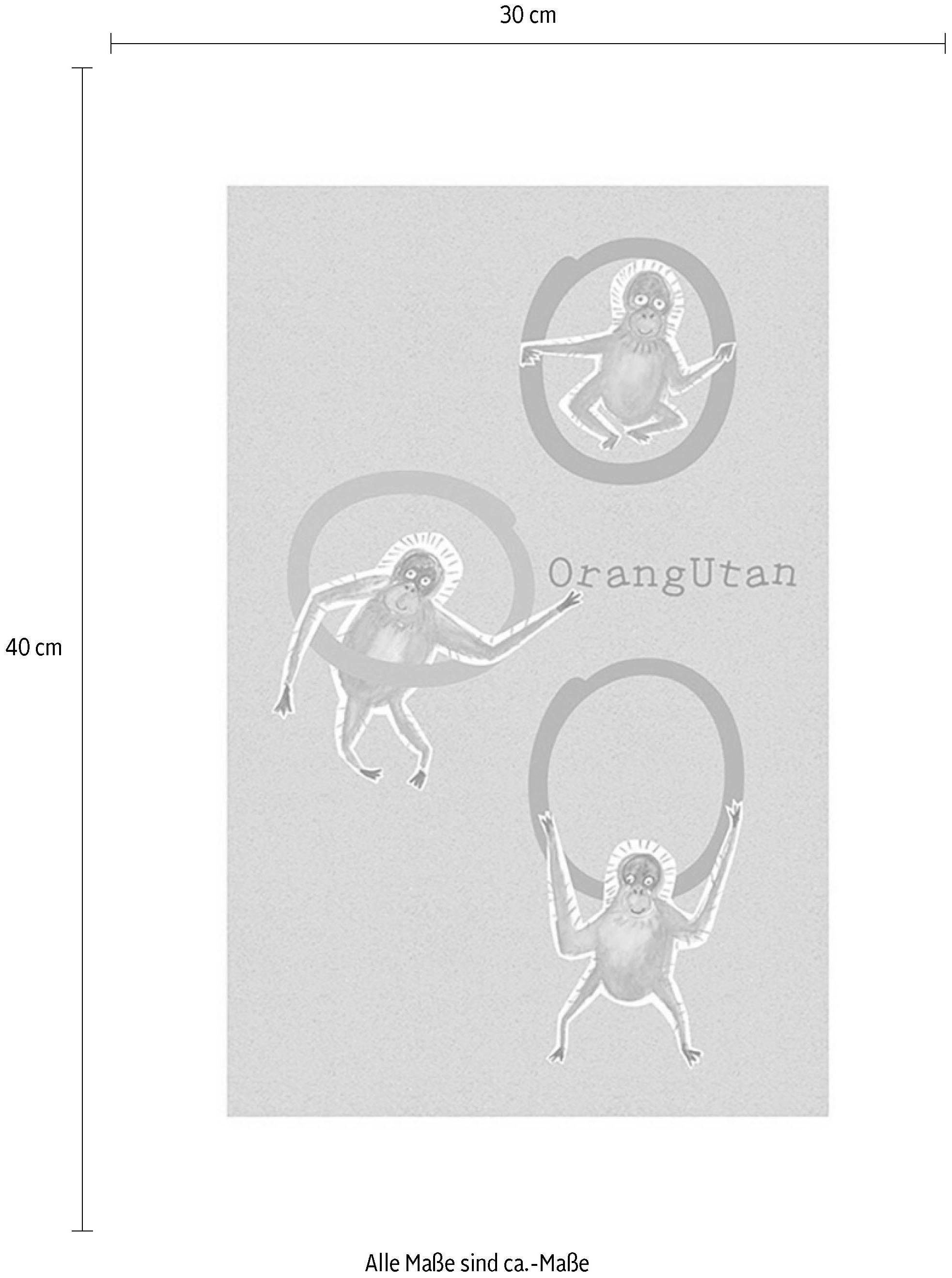 Komar Bild »ABC Animal O« Buchstaben 1 Stk. tlg. Wandbild zur Dekoration - ohne Rahmen