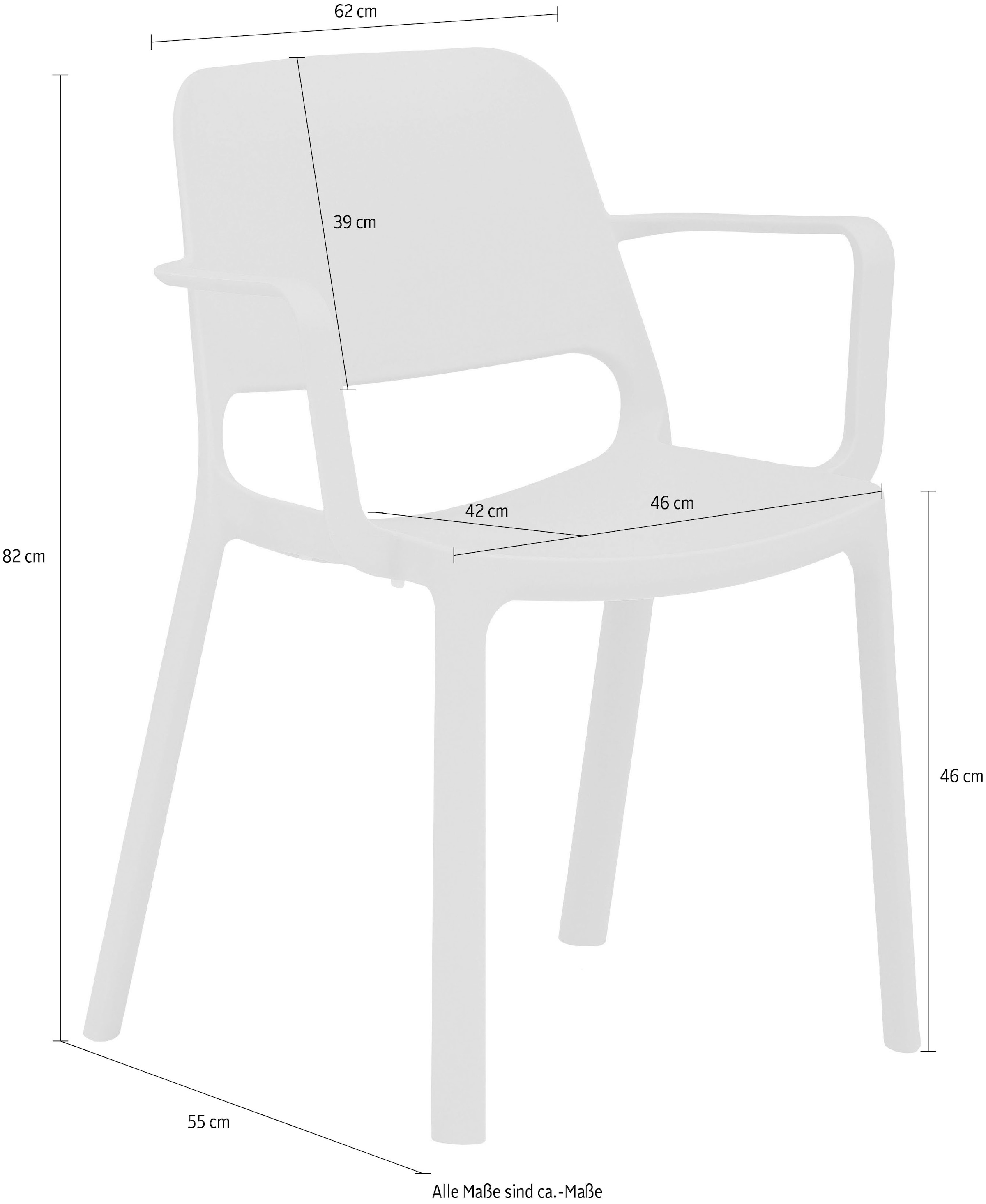 Mayer Sitzmöbel Stapelstuhl »2051«, Outdoor