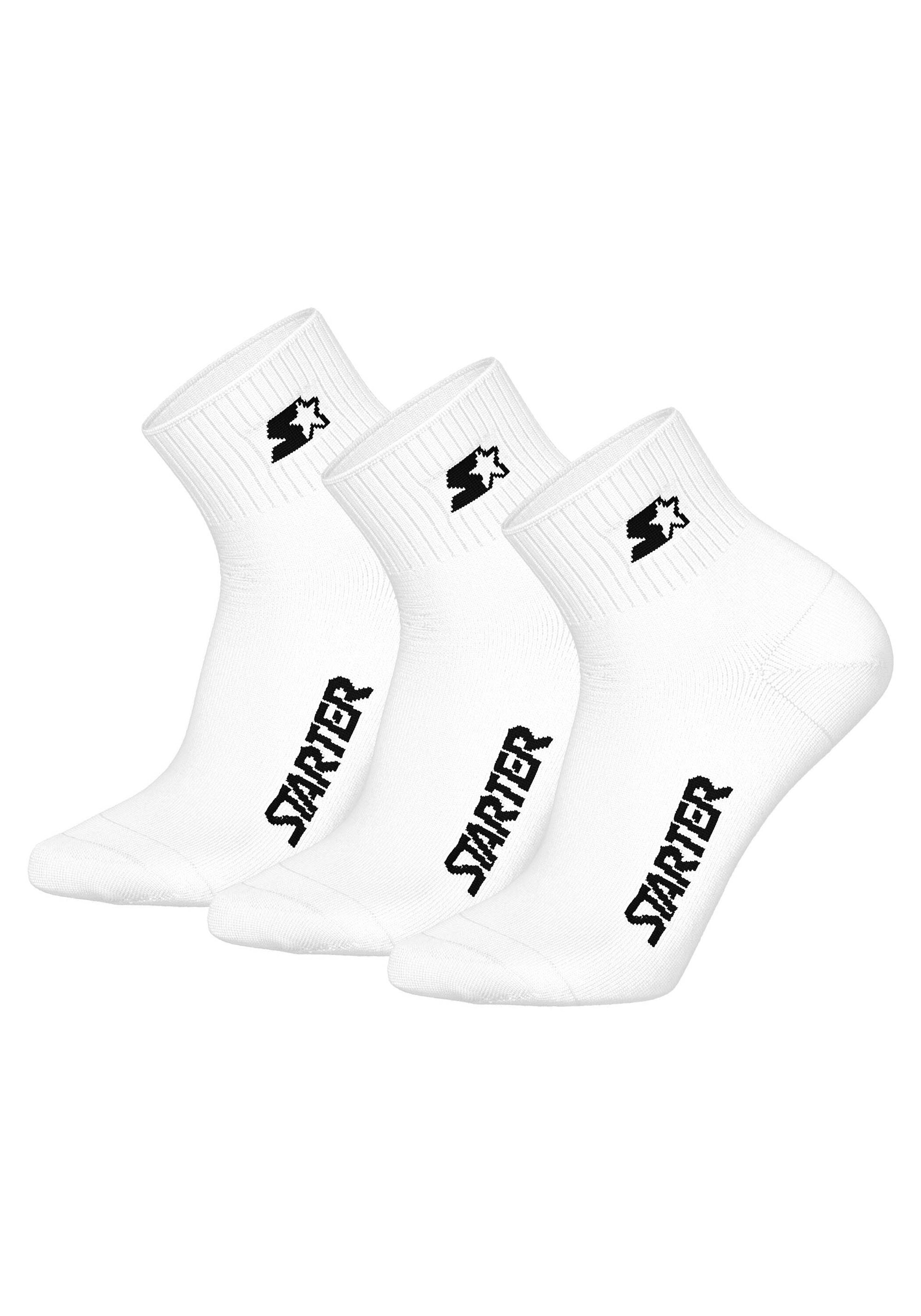 Starter Kurzsocken "Socken STARTER 3pk Quarter Socks 3er Pack"