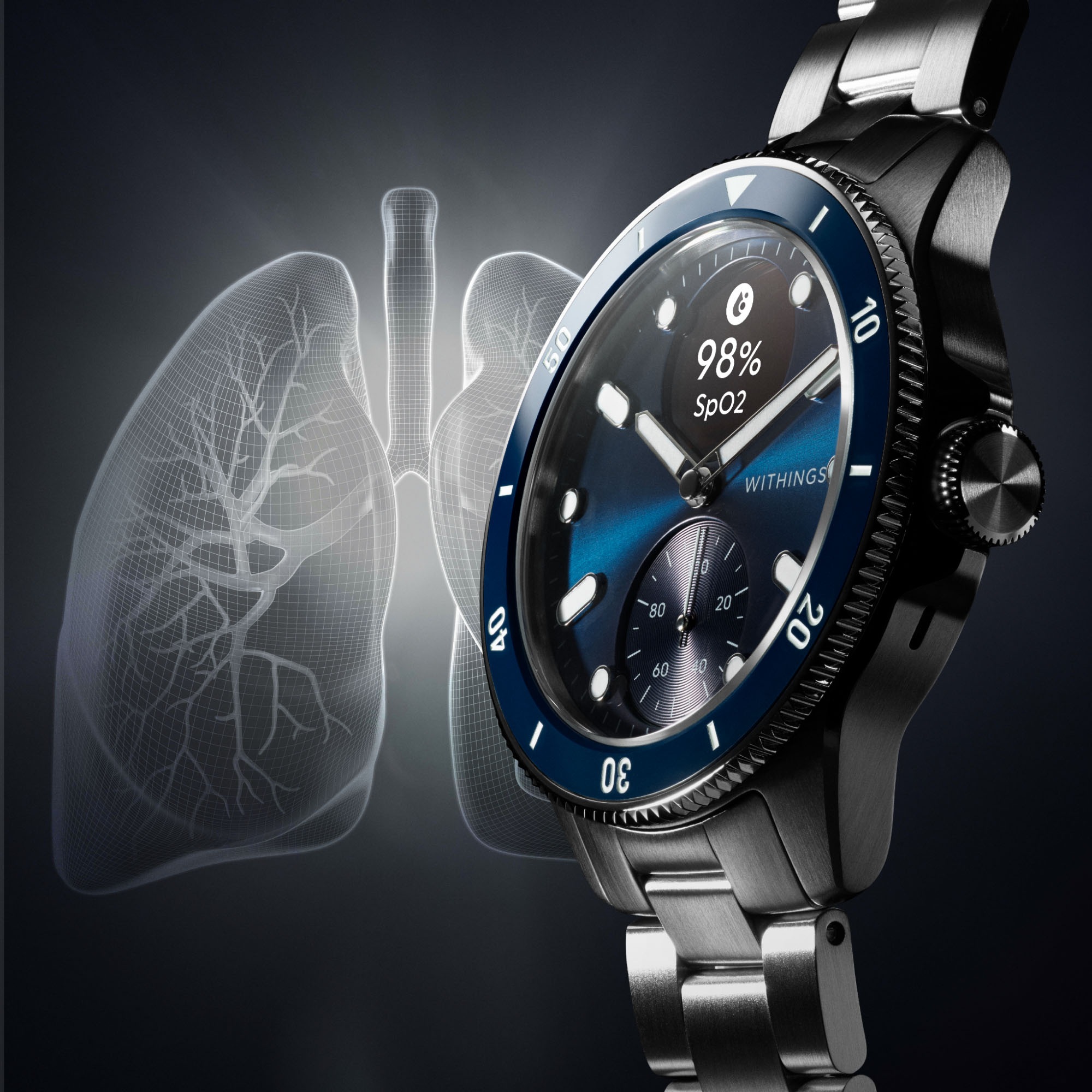 Withings Smartwatch »ScanWatch Nova 42mm«, (1.6 cm / 0.63 Zoll),)