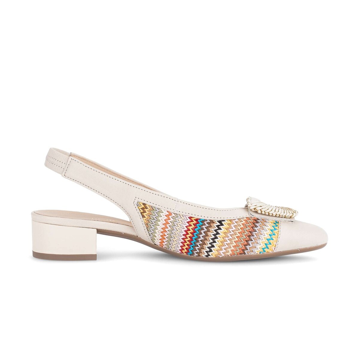 Slingpumps GABOR "Slingpumps", Damen, Gr. 38, multicolour, Schuhe Slingpumps 5