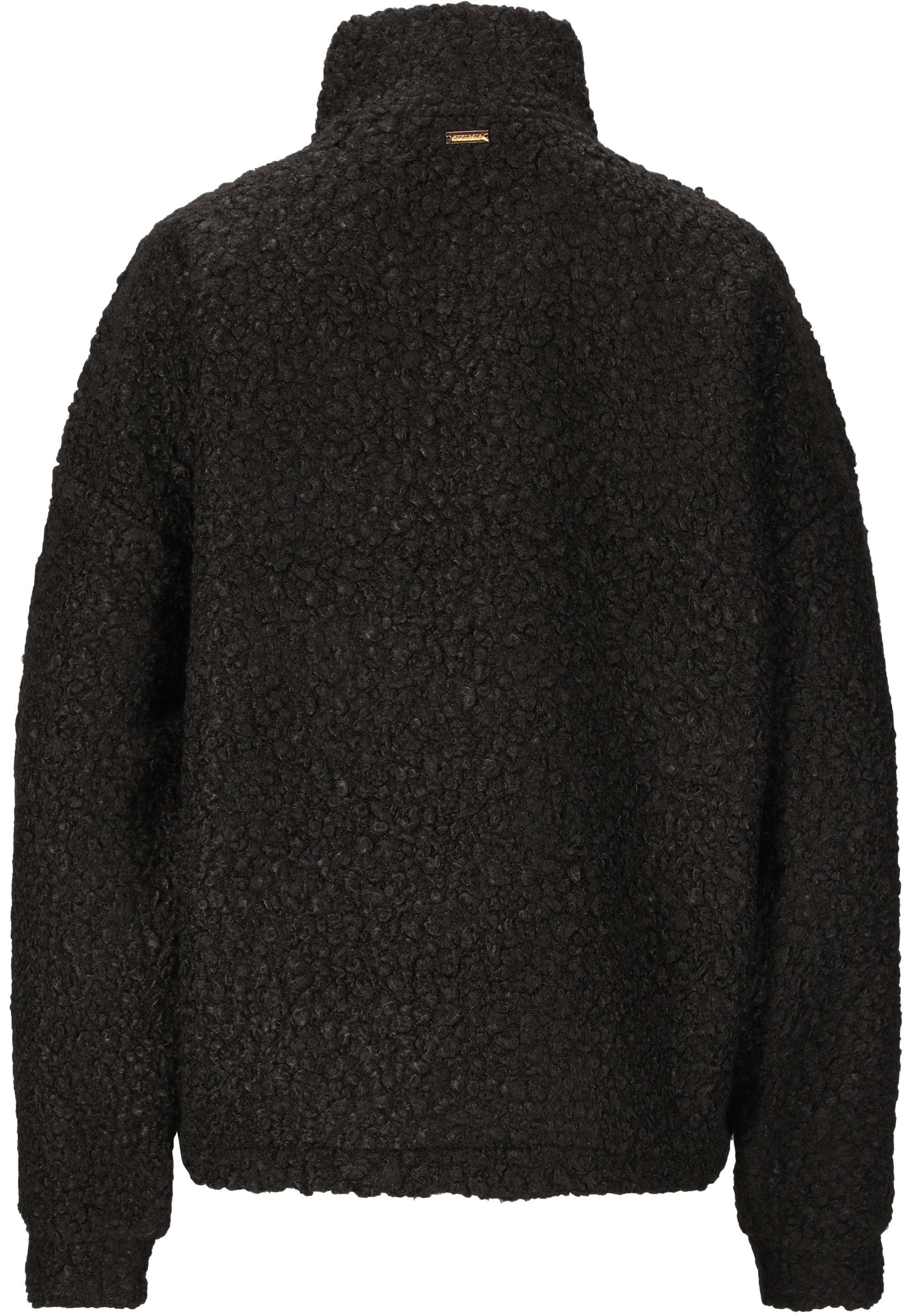 ATHLECIA Strickpullover »Florrie«, mit Teddy-Fleece und halbem Reißverschluss