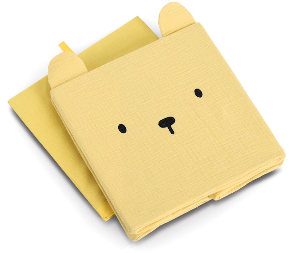 Zeller Present Aufbewahrungsbox »"Bär", Musselin«, Tiermotiv, kinderfreundlich, faltbar