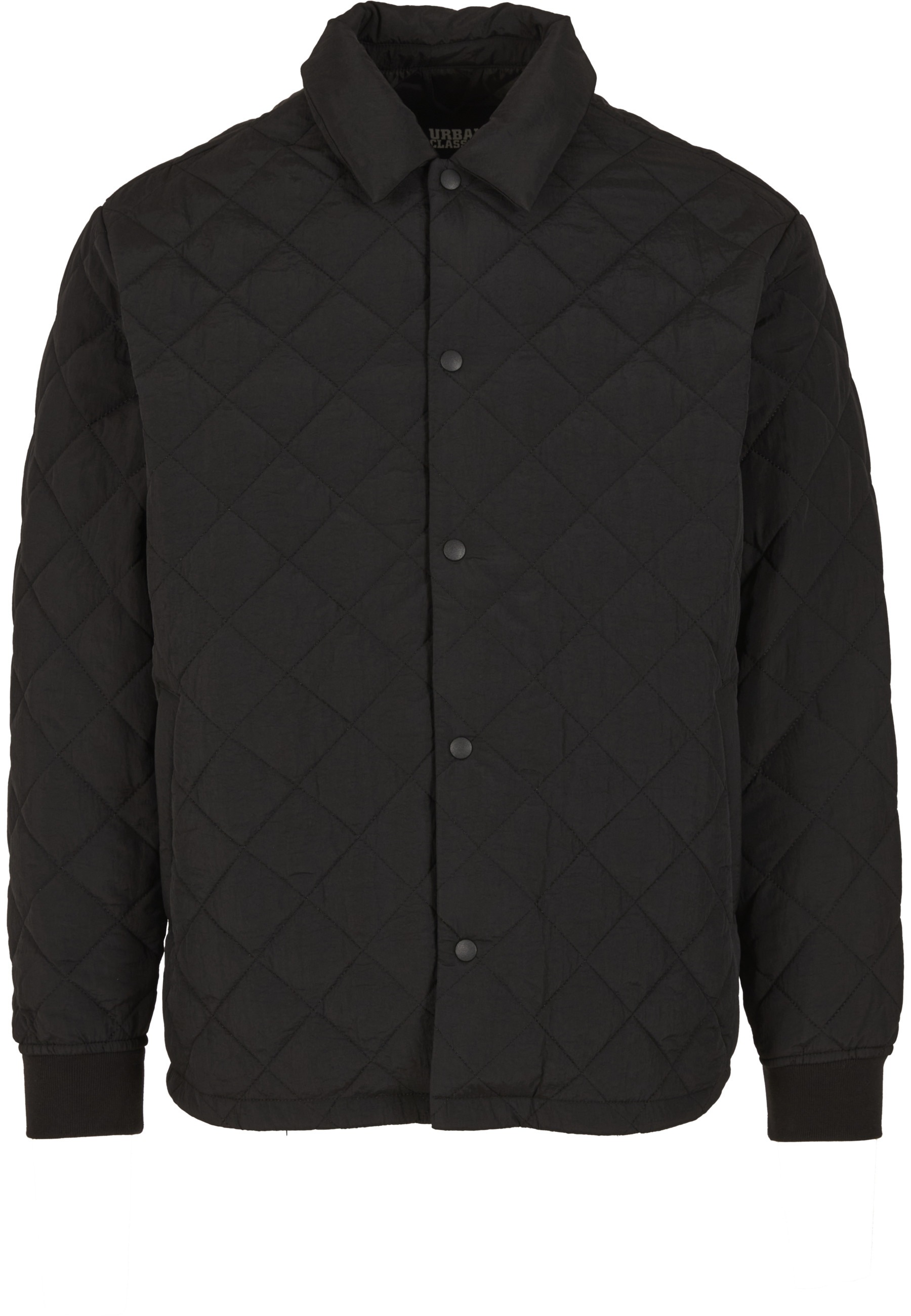 URBAN CLASSICS Allwetterjacke »Urban Classics Quilted Overshirt« 1 Stk. tlg. ohne Kapuze