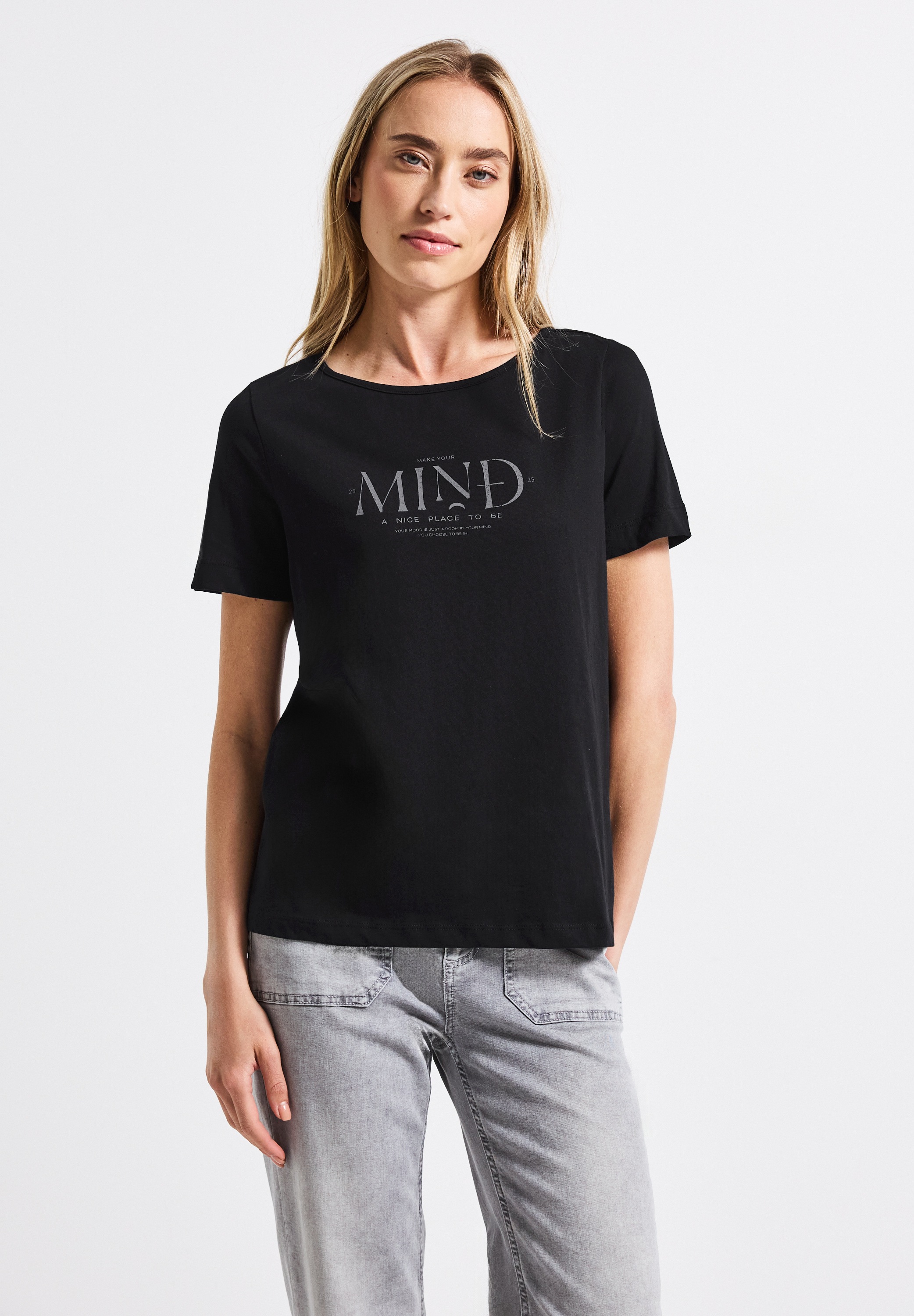 STREET ONE T-Shirt mit Rundhalsausschnitt günstig online kaufen