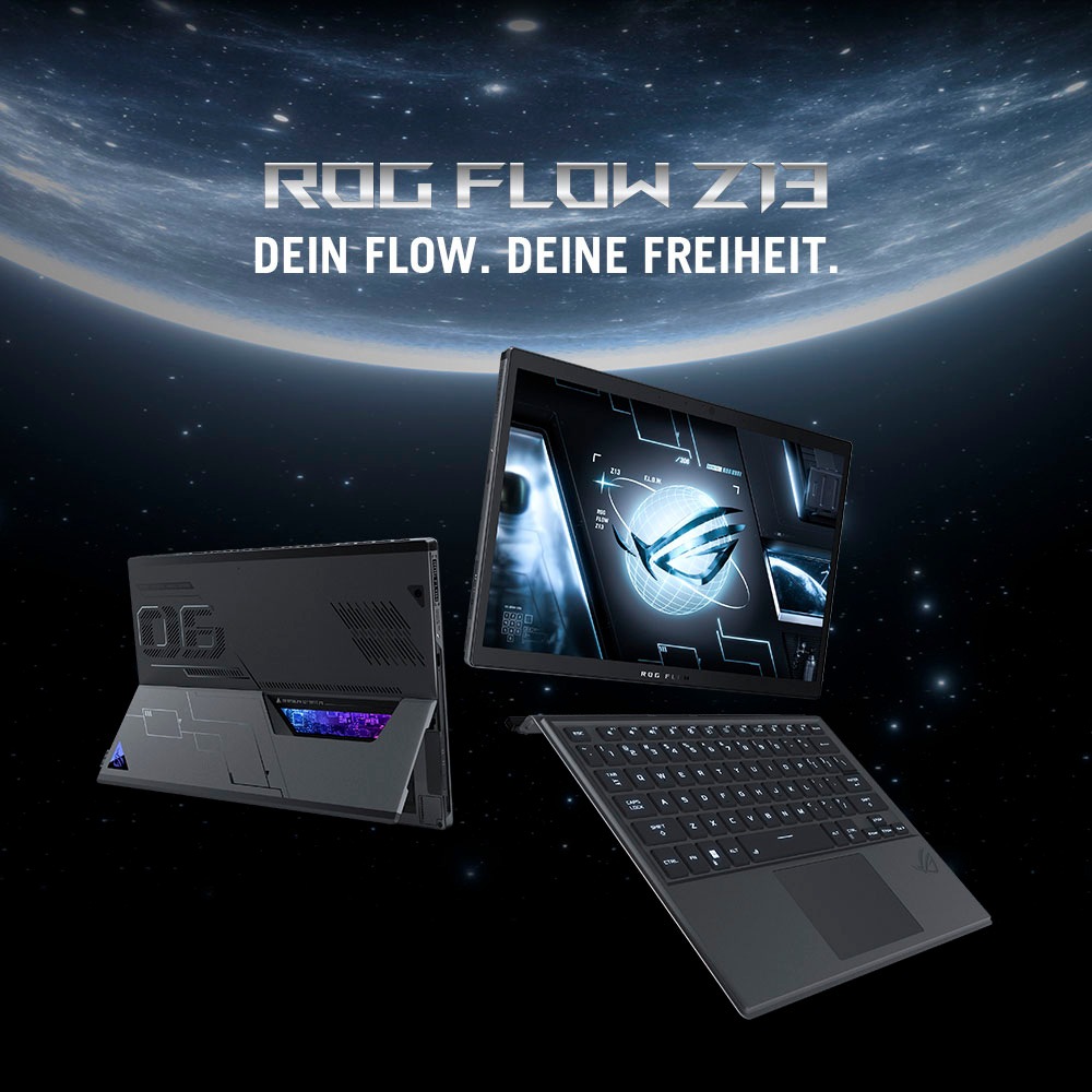 Asus Convertible Notebook »ROG Flow Z13 GZ301VV-MU001W«, 34 cm, / 13,4 Zoll, Intel, Core i9, GeForce RTX 4060, 1000 GB SSD