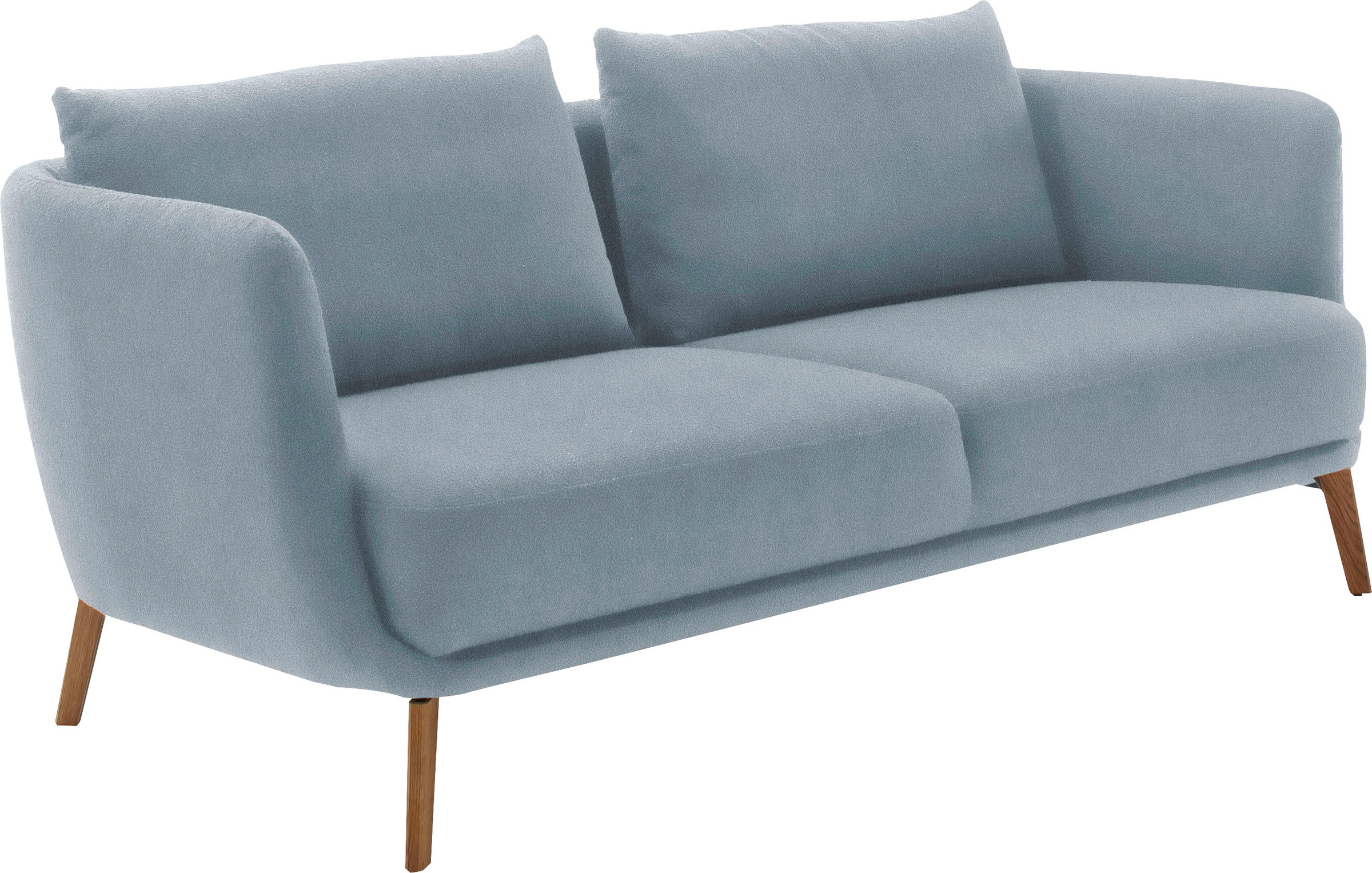 SCHÖNER WOHNEN-Kollektion 3-Sitzer »Pearl - 5 Jahre Hersteller-Garantie, auch in Bouclé«, Maße (B/H/T): 210/71/91 cm, Füße Massivholz