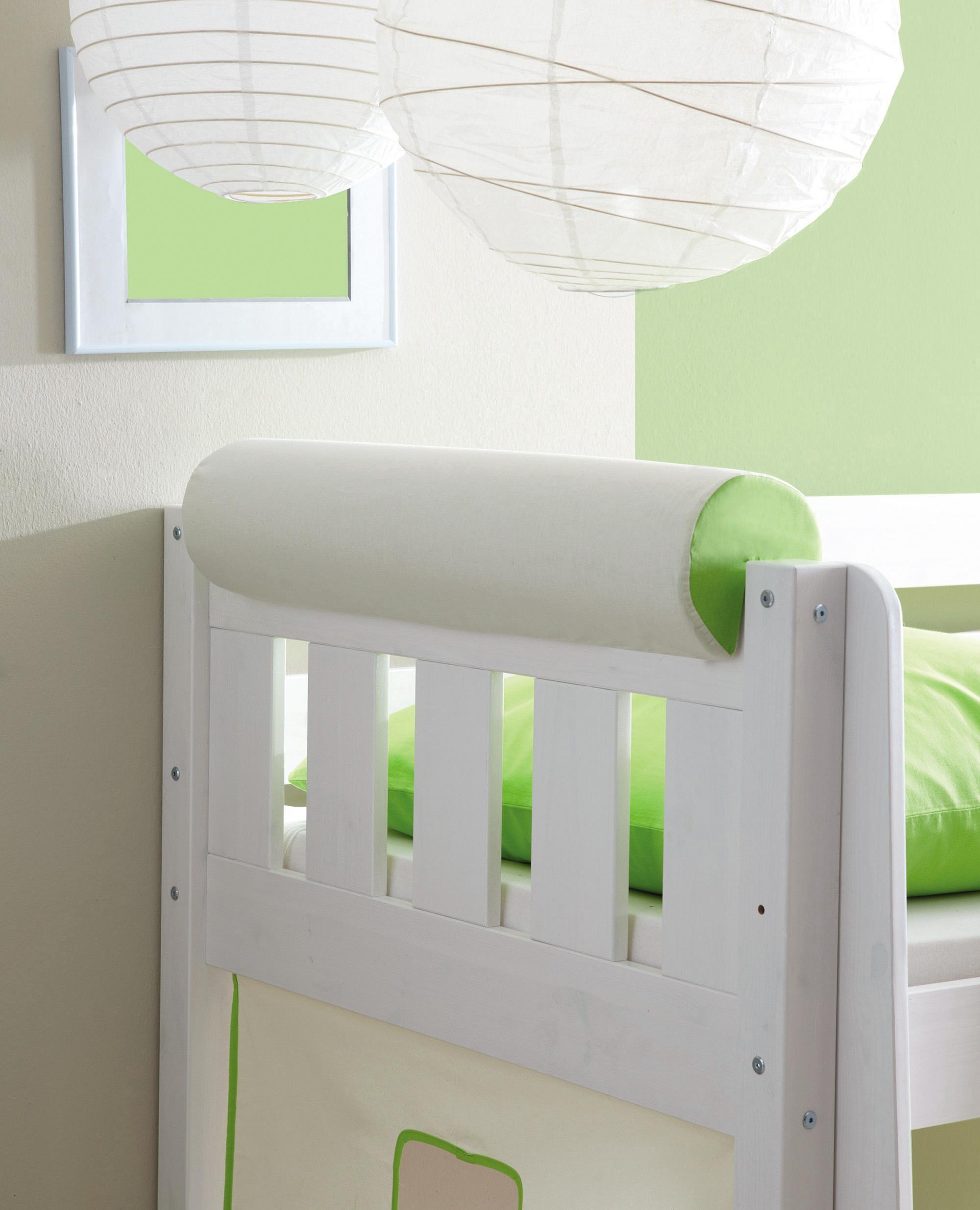 Nackenrolle TICAA, L:79cm Ø:16,5cm, beige, Baumwolle, Funktionskissen