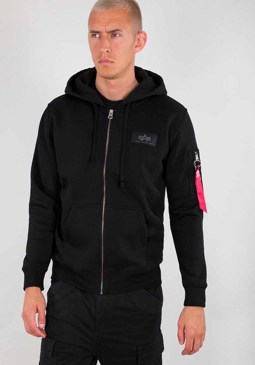 Alpha Industries Kapuzensweatjacke "Back Print Zip Hoody"