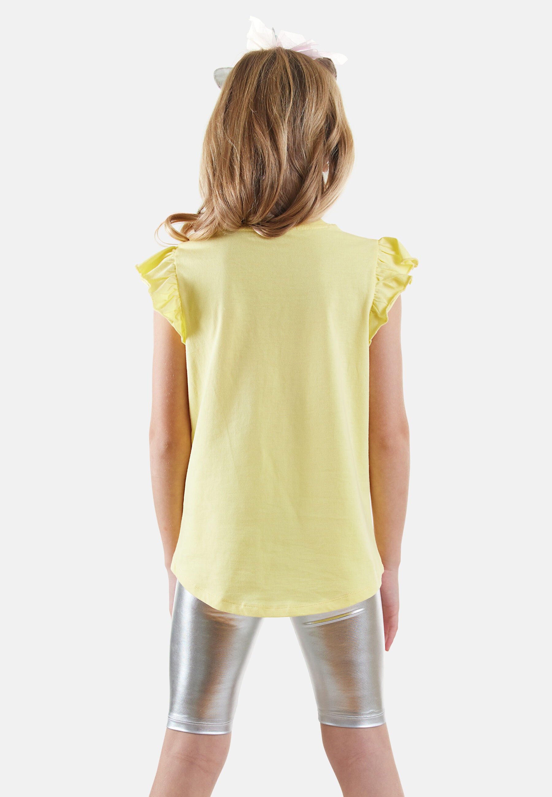 Thumbnail - Denokids Hausanzug "Ballerina" 1 tlg. mit Rüschen an den Ärmeln