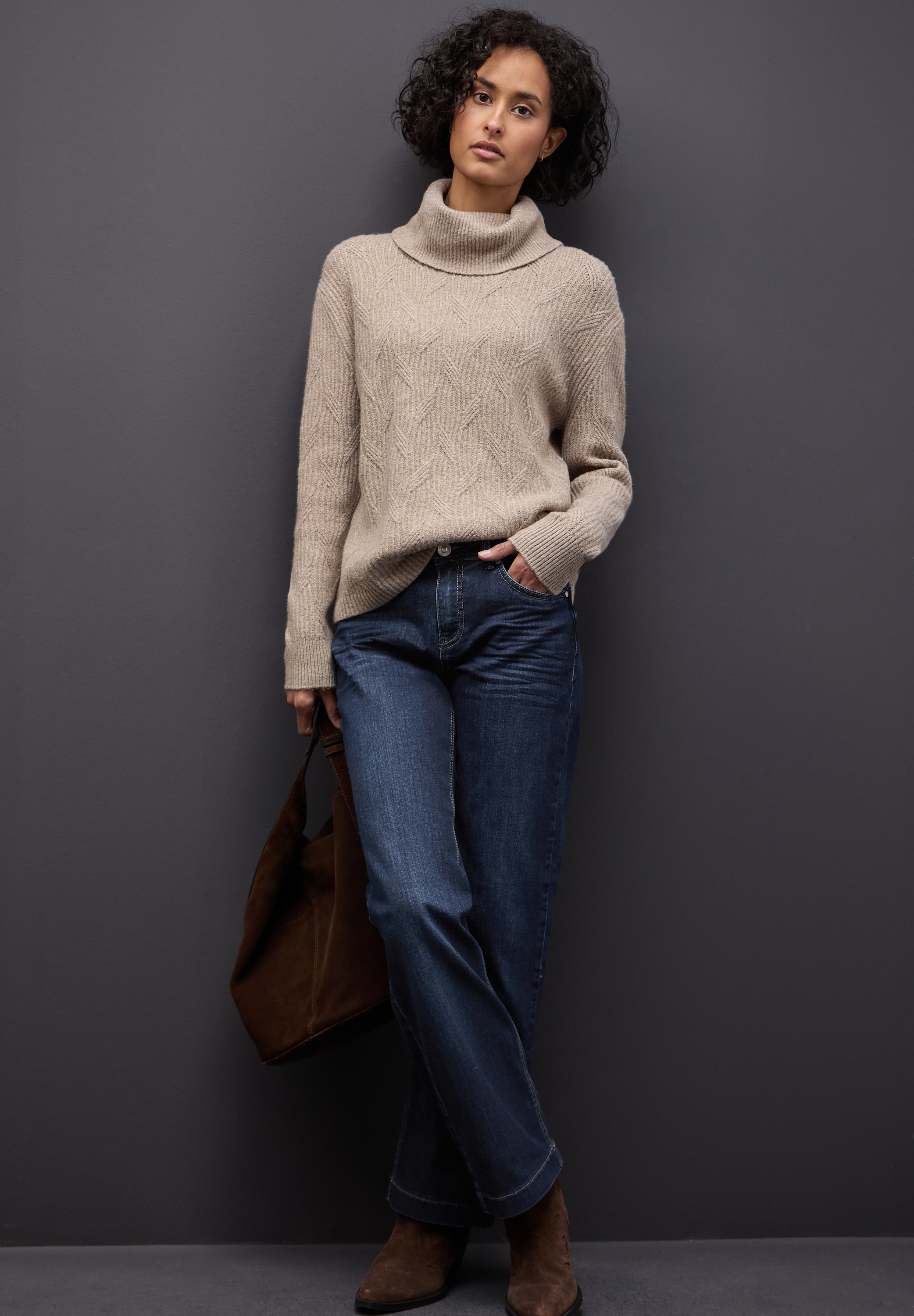 STREET ONE Straight-Jeans im Five-Pocket Style