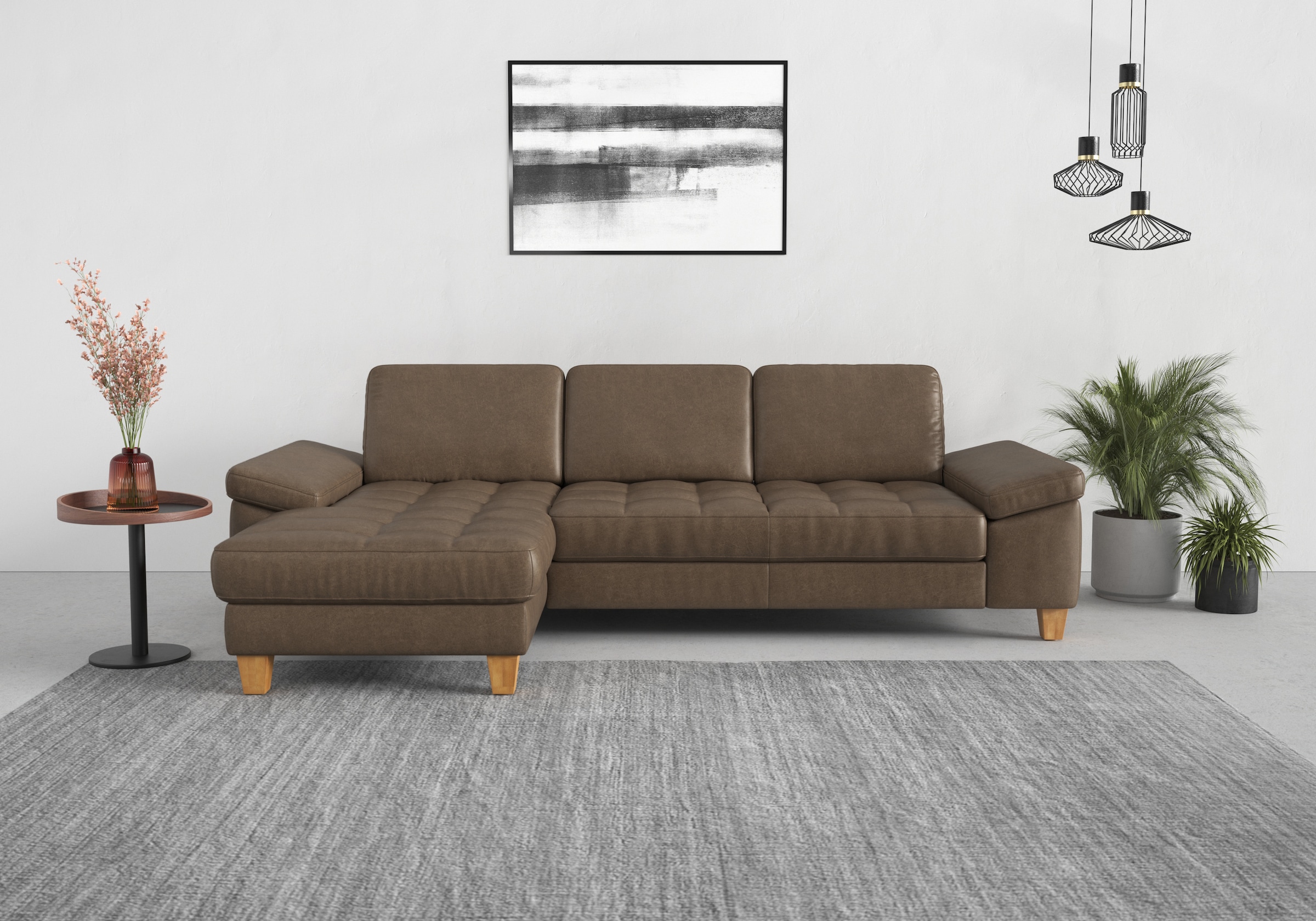 sit&more Ecksofa "Westham L-Form", mit Recamiere, mit oder ohne Bettfunktio günstig online kaufen