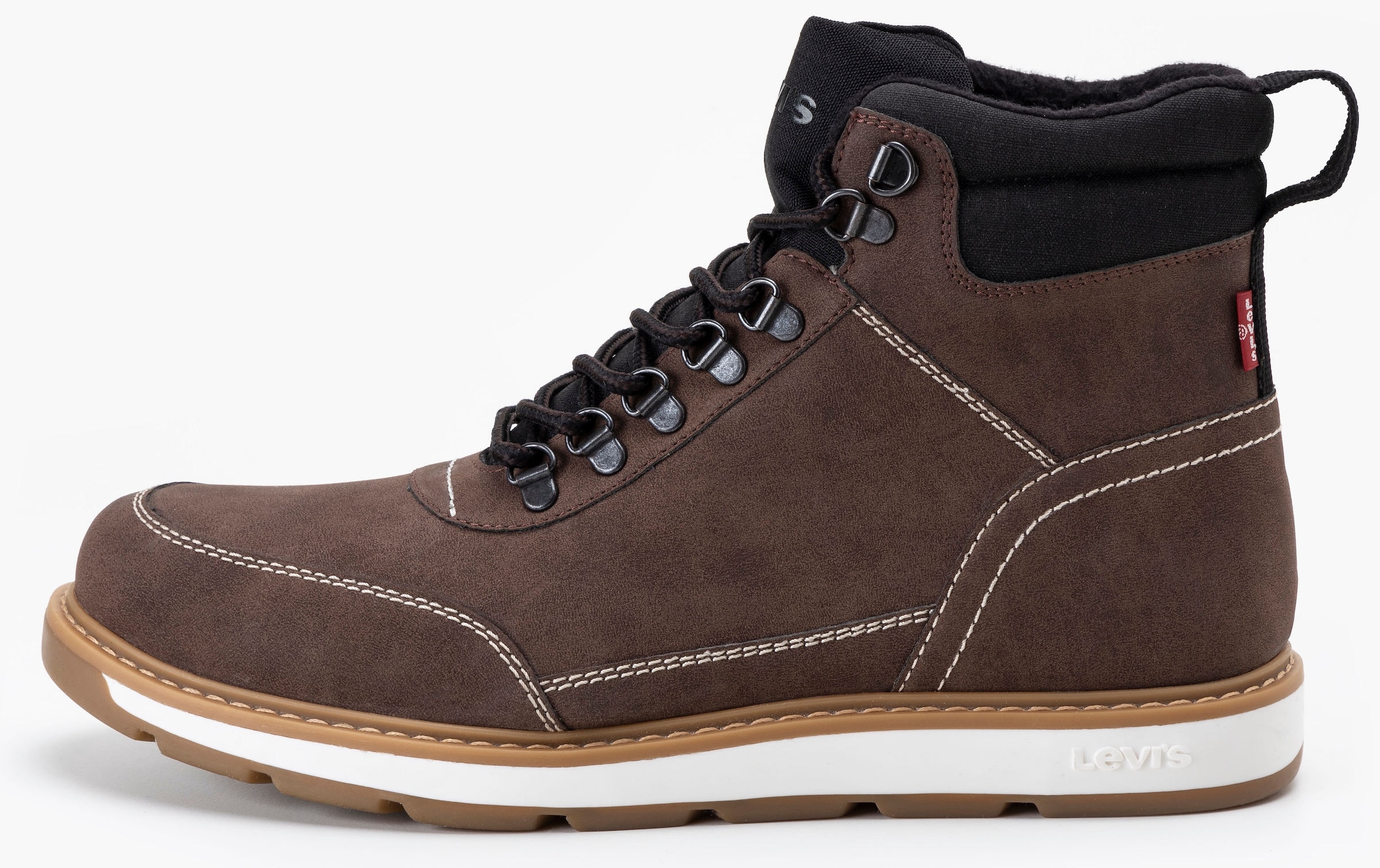 Levi's® Schnürboots »AXEL«, Outdoorschuh, Schnürschuh, High Top-Sneaker mit Schaftrandpolsterung