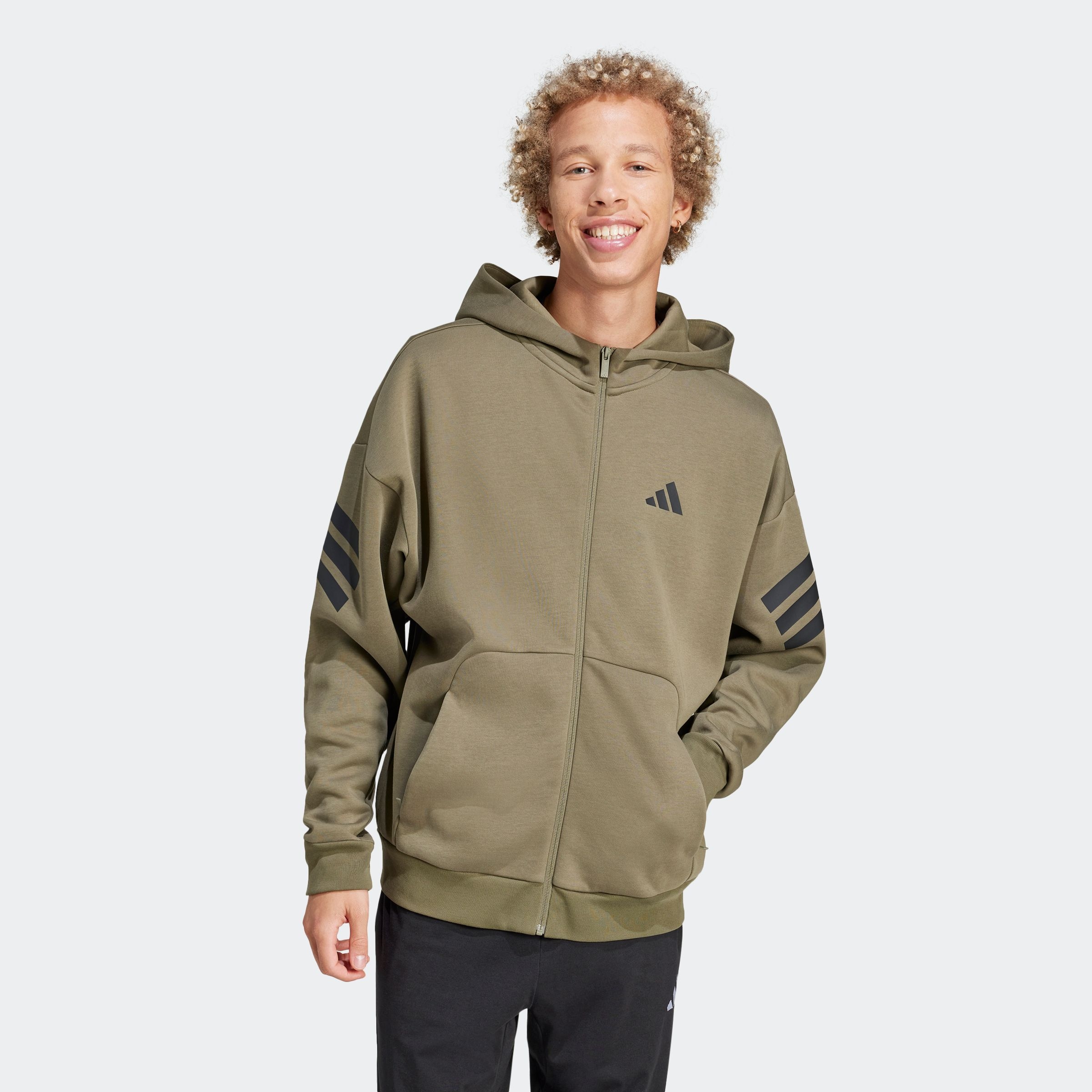 adidas Sportswear Kapuzensweatjacke "FUTURE ICONS 3-STREIFEN" 1 günstig online kaufen