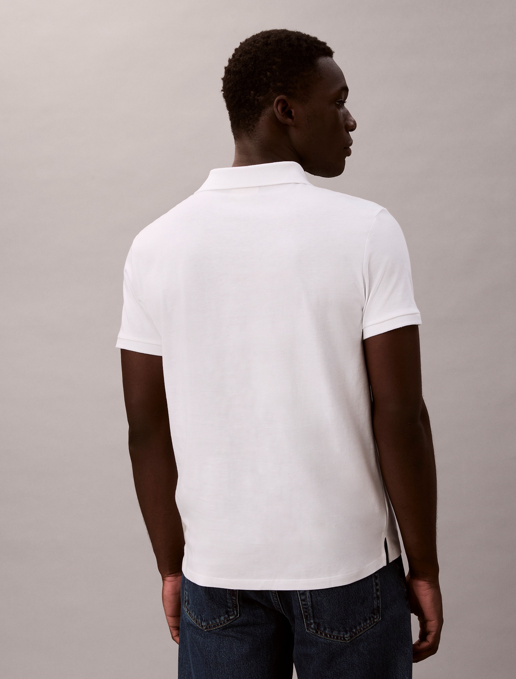 Thumbnail - Calvin Klein Jeans Poloshirt "CLASSIC MONOGRAM" normale Passform, basic, Logostickerei