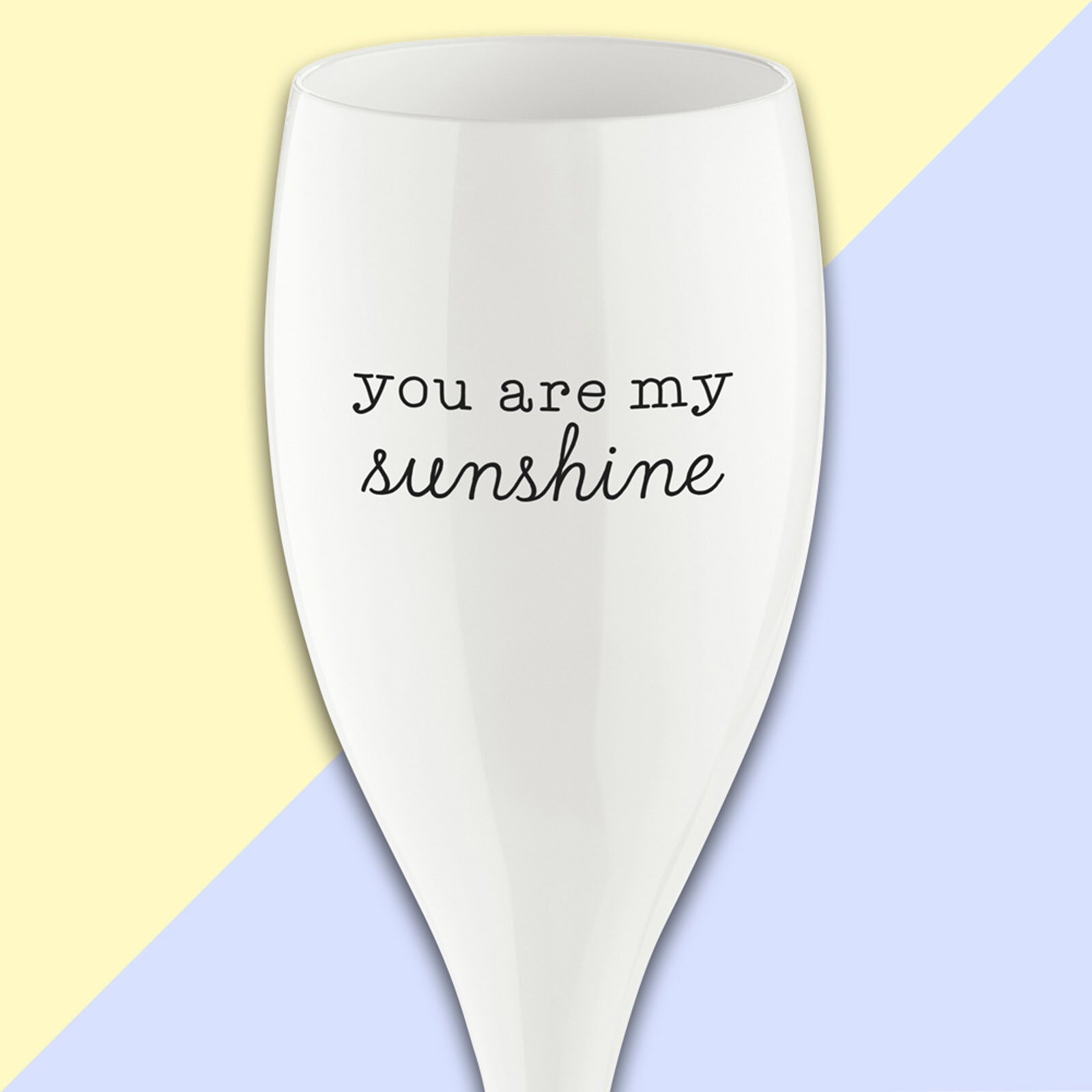 KOZIOL Sektglas »Sektglas Superglas mit Druck CHEERS NO. 1 100 ml transparent«