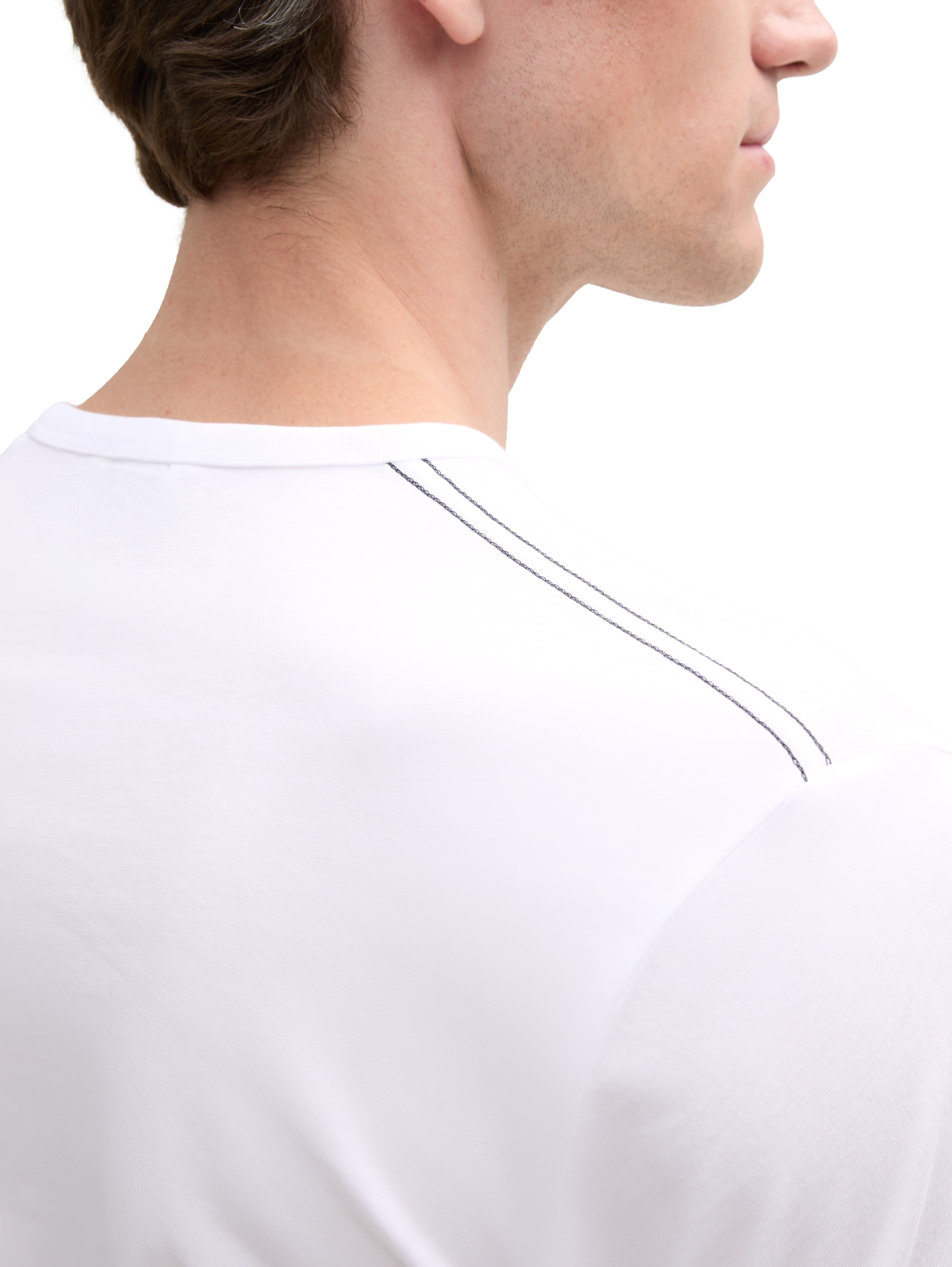 TOM TAILOR Rundhalsshirt, mit Logoprint
